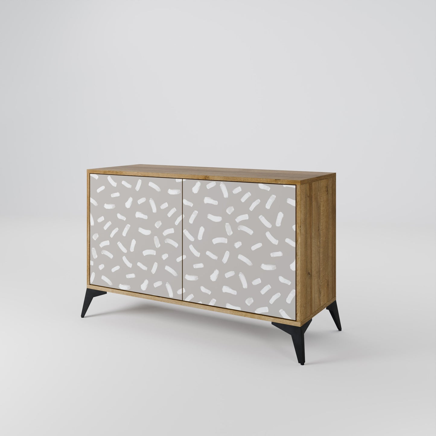 Credenza PASSING SECONDS a 2 ante in effetto rovere
