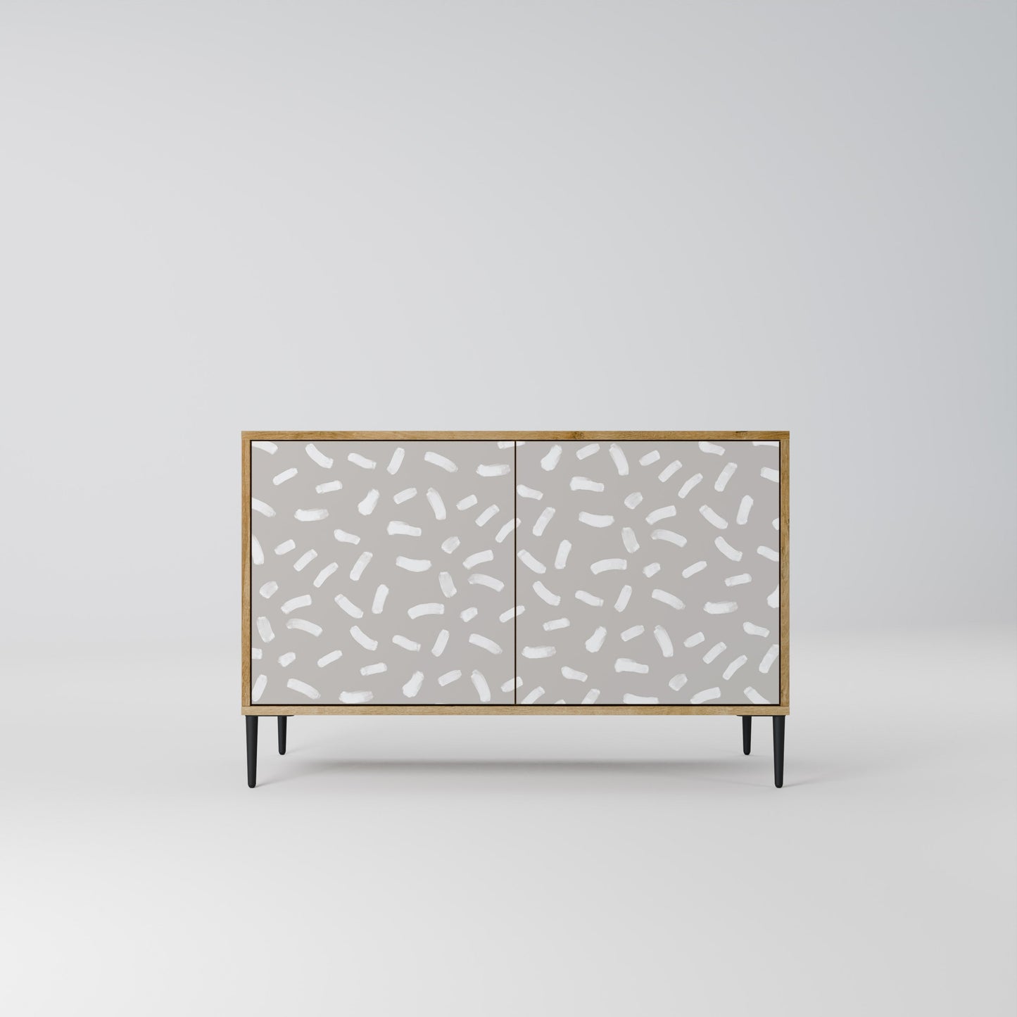Credenza PASSING SECONDS a 2 ante in effetto rovere