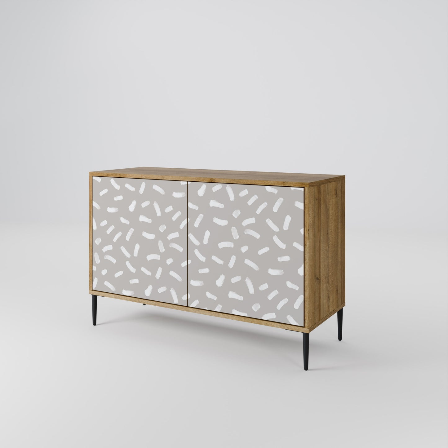Credenza PASSING SECONDS a 2 ante in effetto rovere