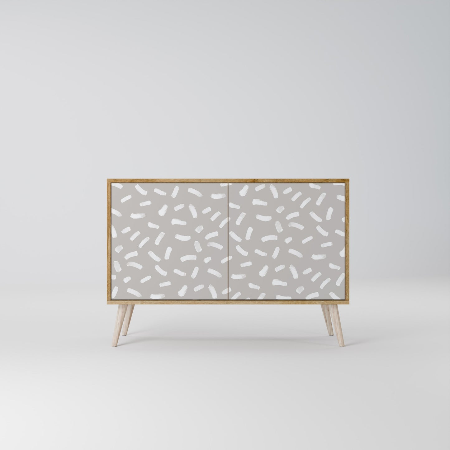Credenza PASSING SECONDS a 2 ante in effetto rovere