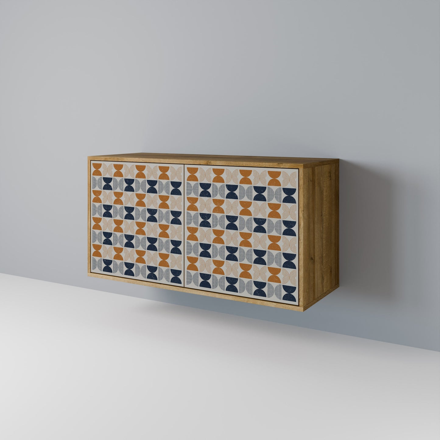 Credenza a 2 ante REFLECTION RANGE in effetto rovere