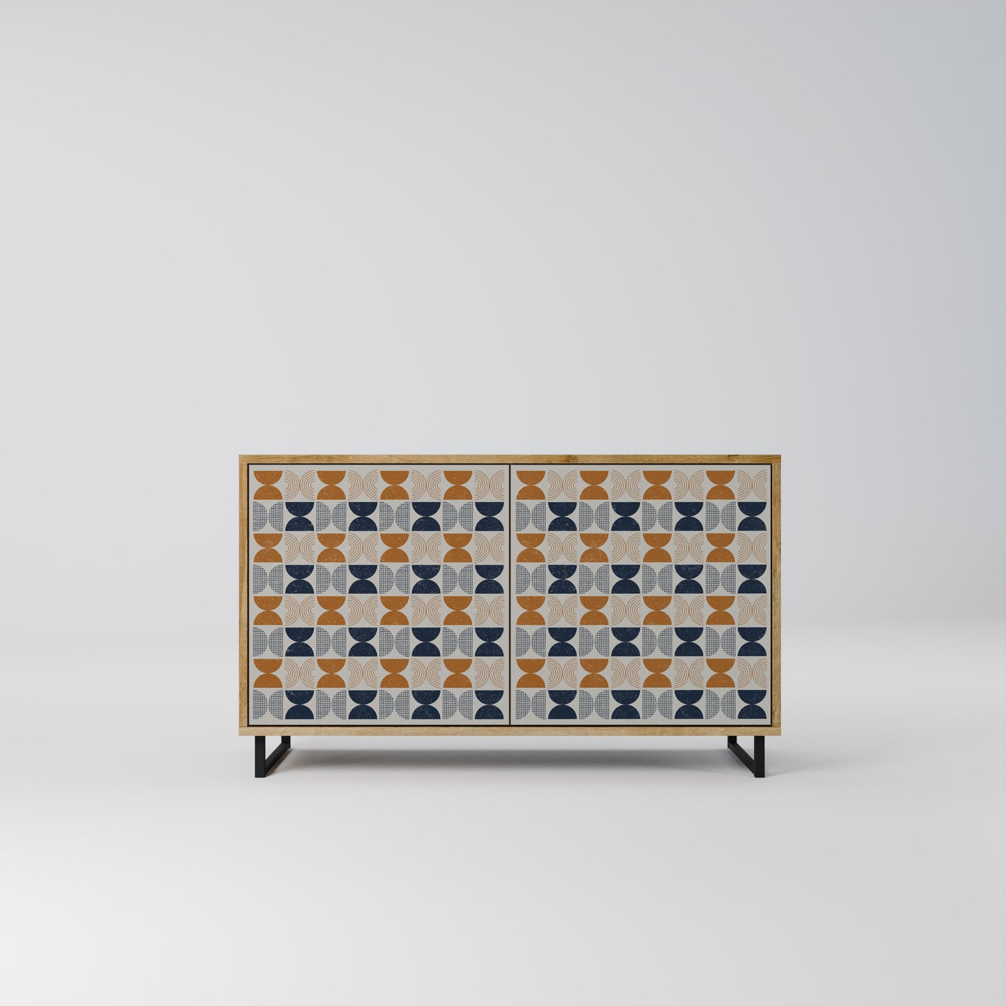Credenza a 2 ante REFLECTION RANGE in effetto rovere