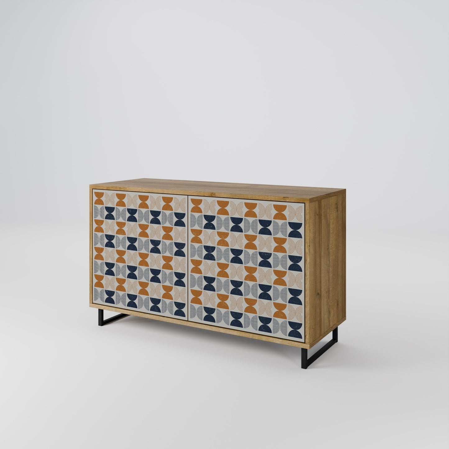 Credenza a 2 ante REFLECTION RANGE in effetto rovere