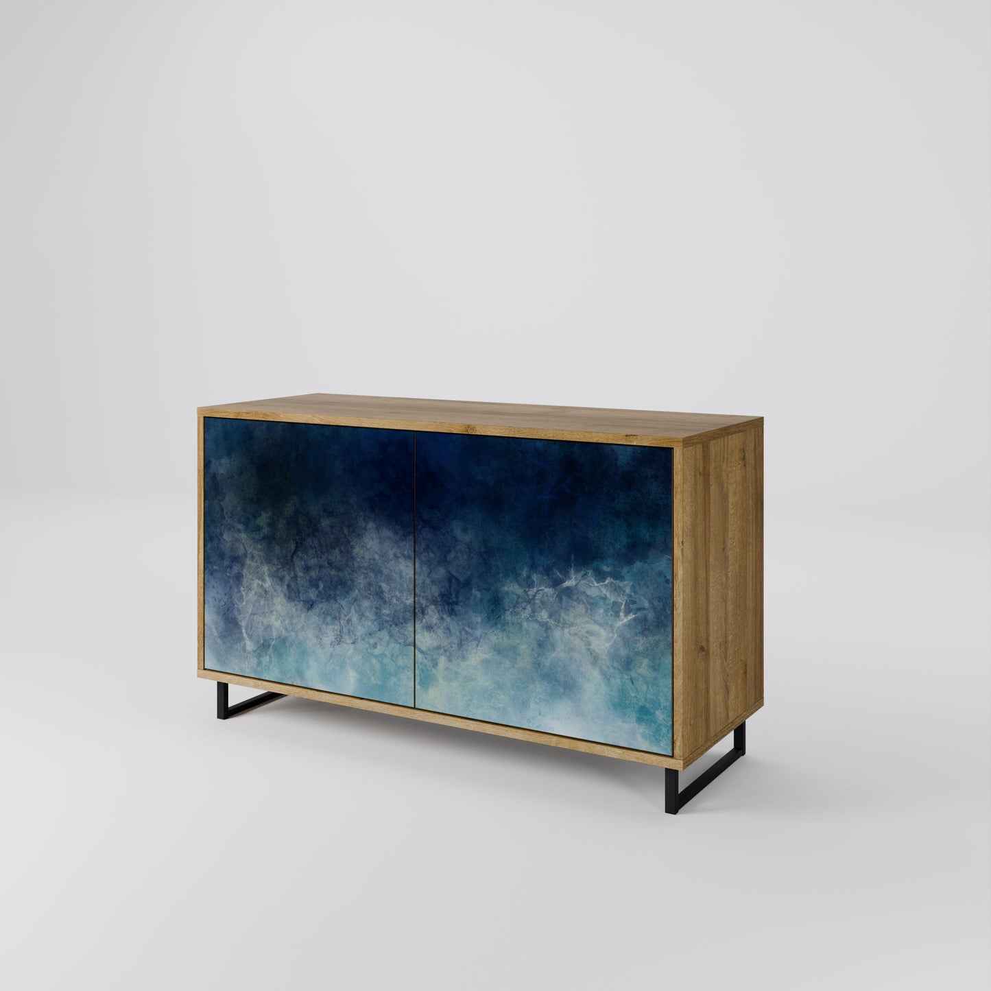 Credenza a 2 ante CELESTIAL FALL in effetto rovere