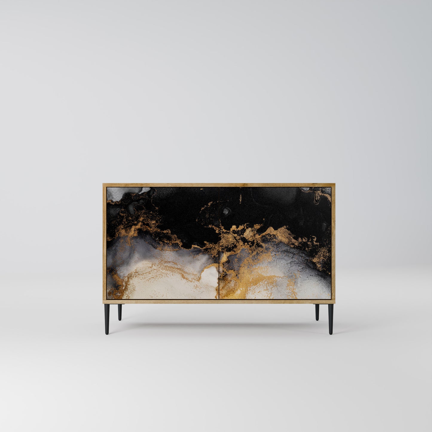 MARBLE OF TOMMORROW 2-Door Sideboard in Oak Effect
