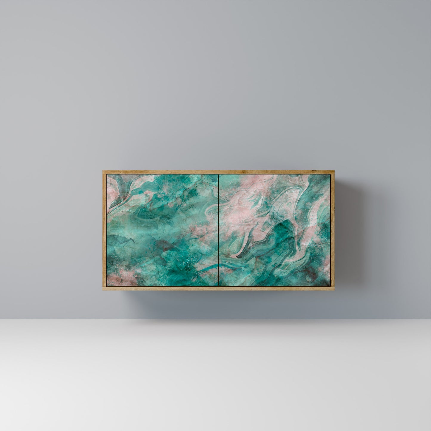 Credenza ABSTRACT ALCHEMY a 2 ante in effetto rovere