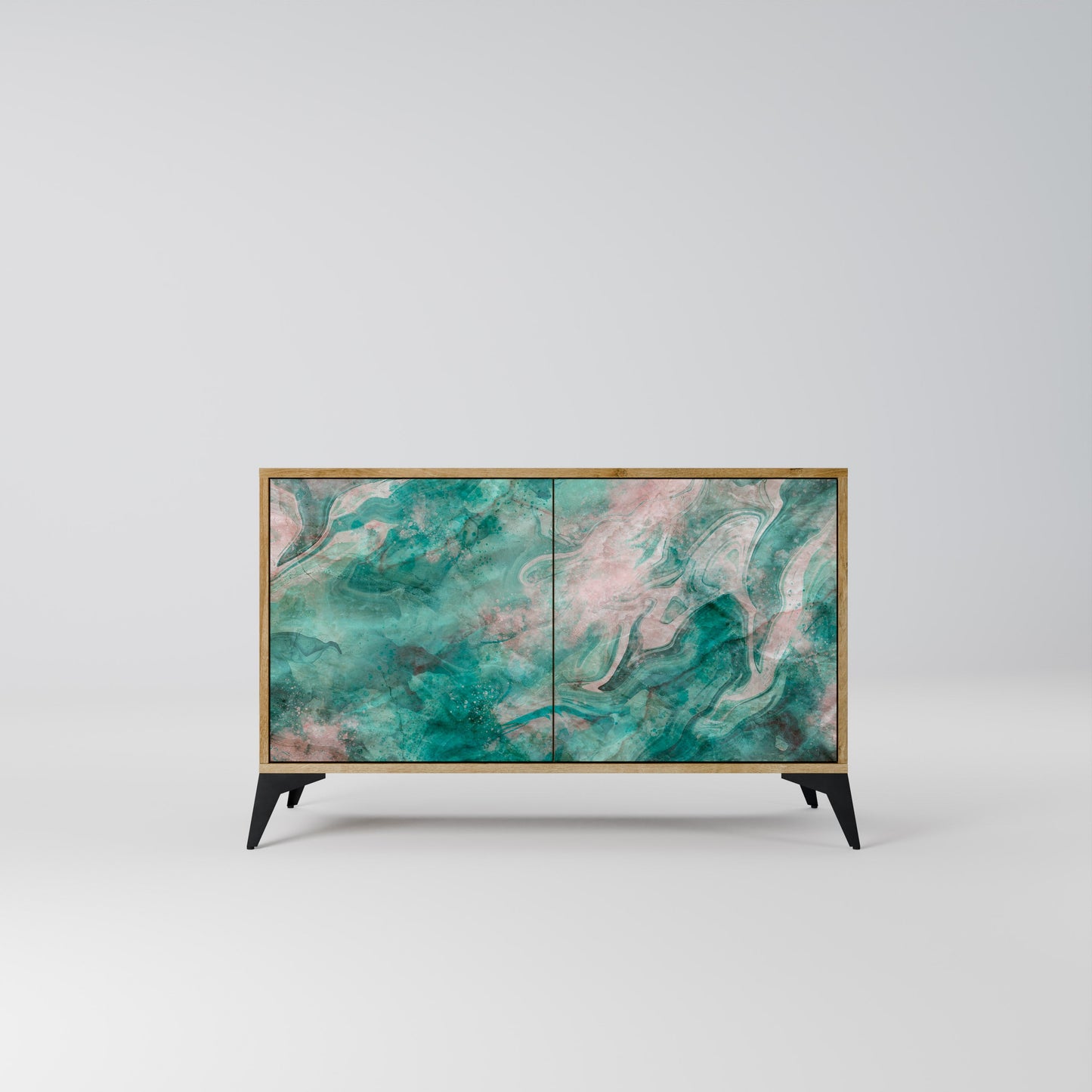Credenza ABSTRACT ALCHEMY a 2 ante in effetto rovere