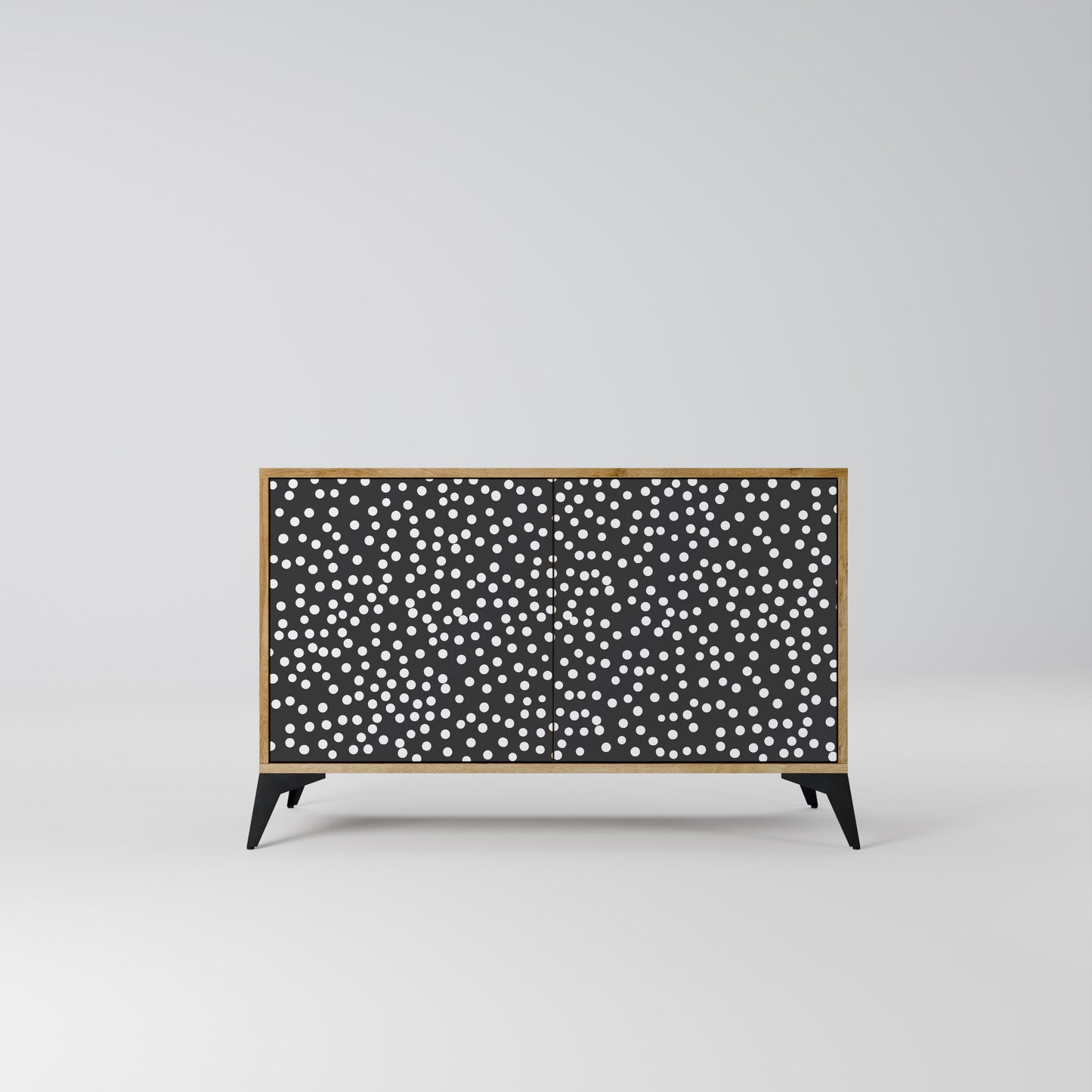Credenza BLINDING LIGHTS a 2 ante in effetto rovere
