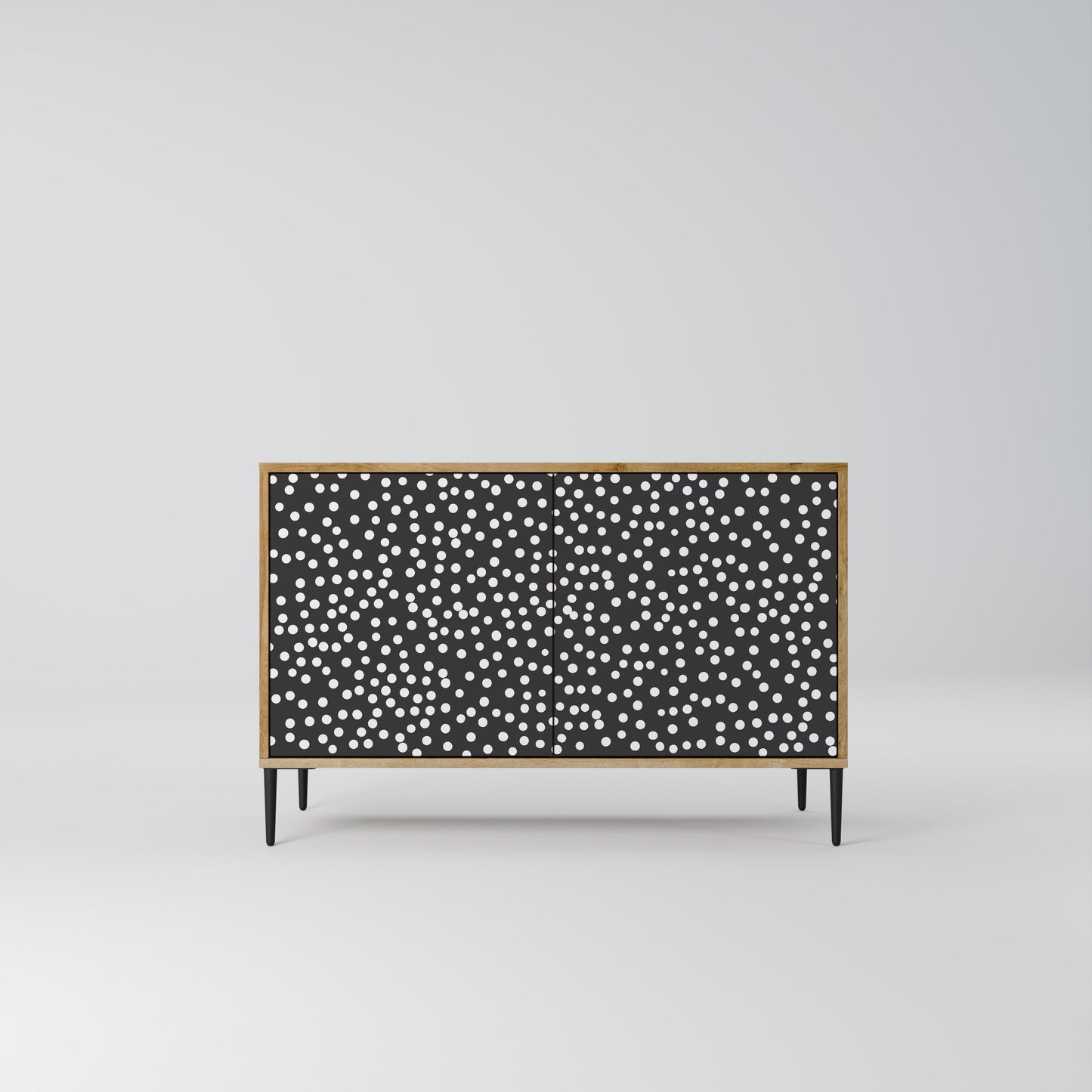 Credenza BLINDING LIGHTS a 2 ante in effetto rovere