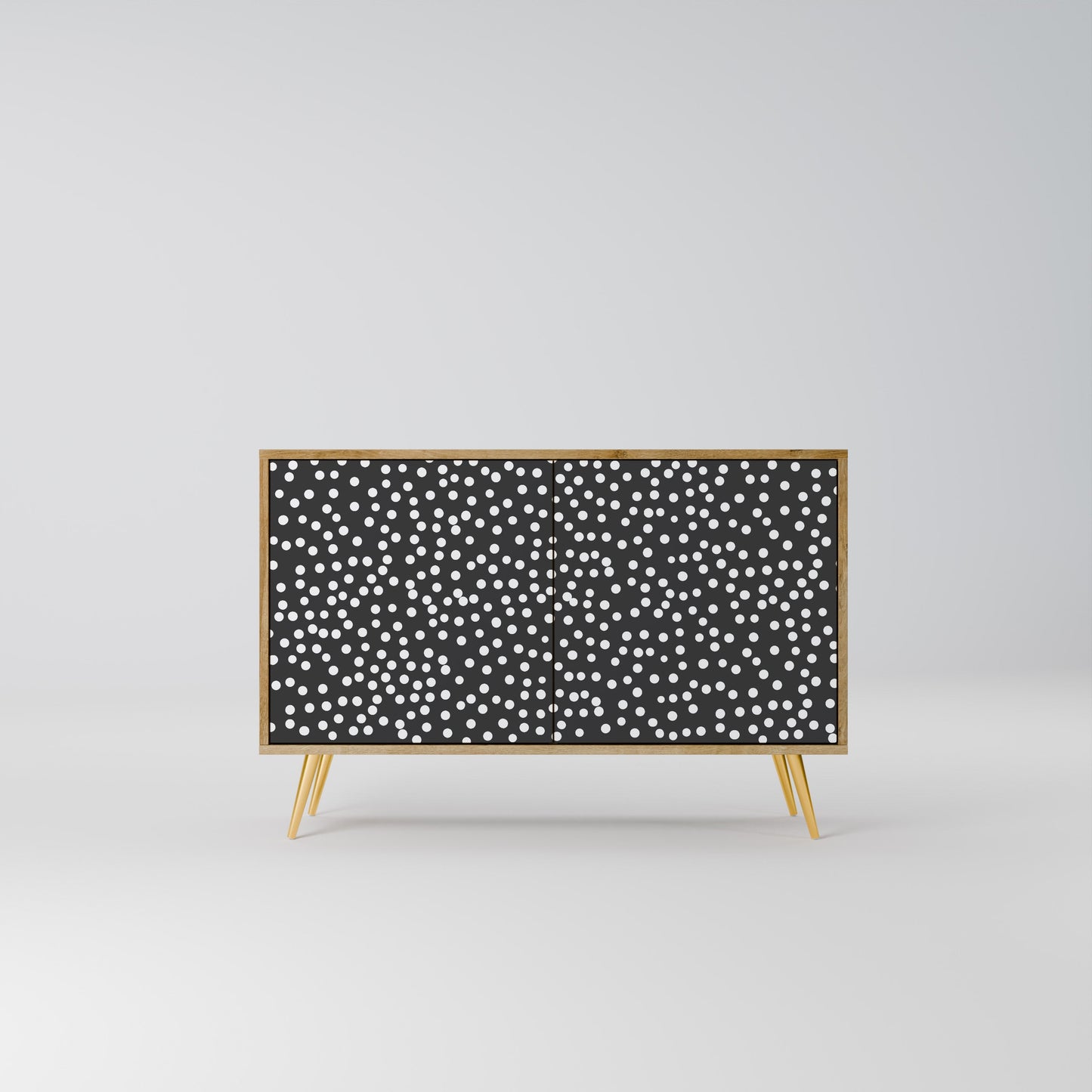 Credenza BLINDING LIGHTS a 2 ante in effetto rovere