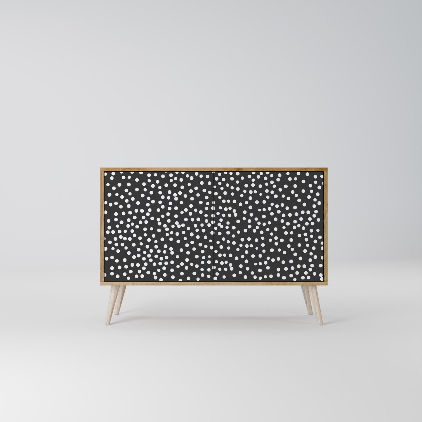 Credenza BLINDING LIGHTS a 2 ante in effetto rovere