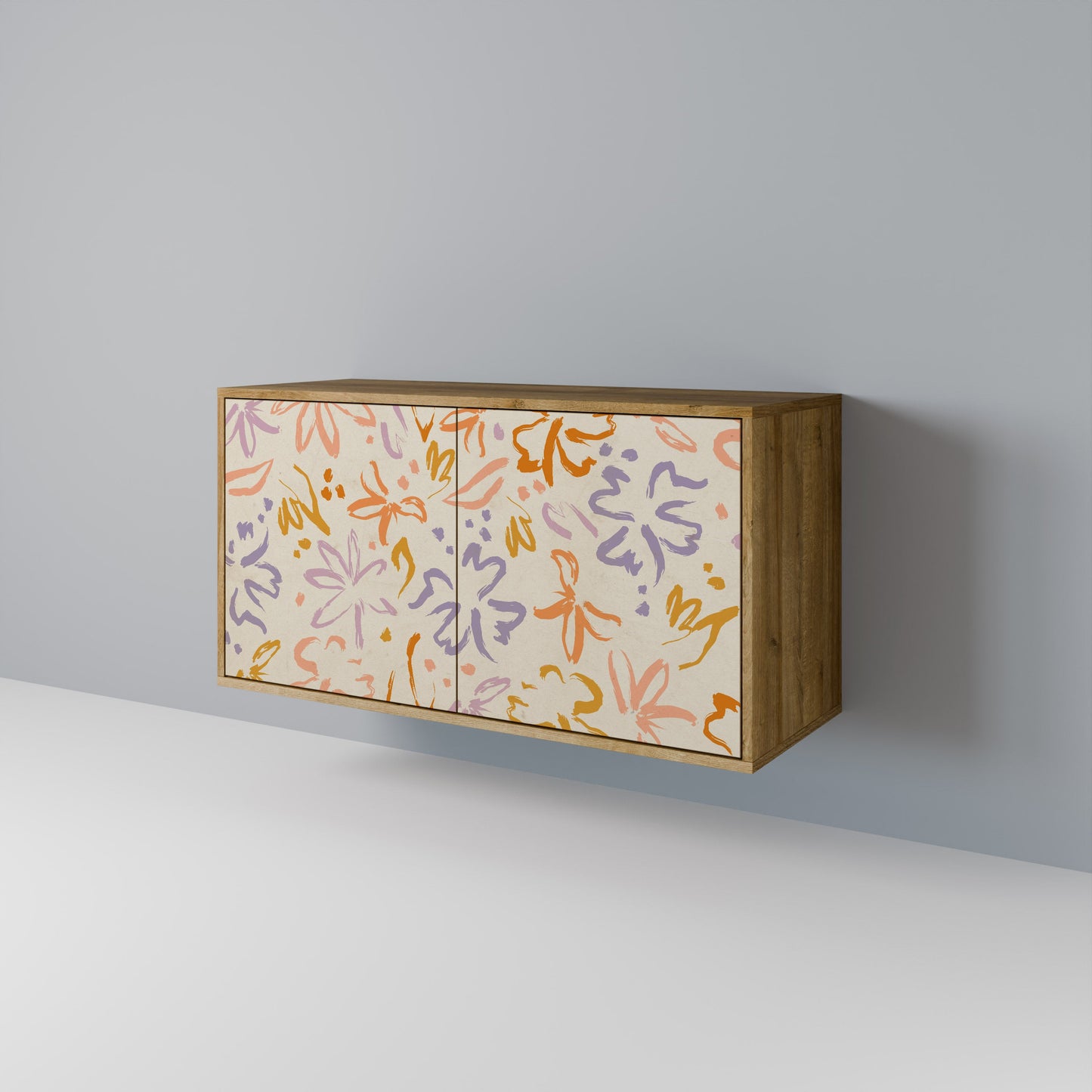 SPRING WHIMSY 2-Door Sideboard in Oak Effect