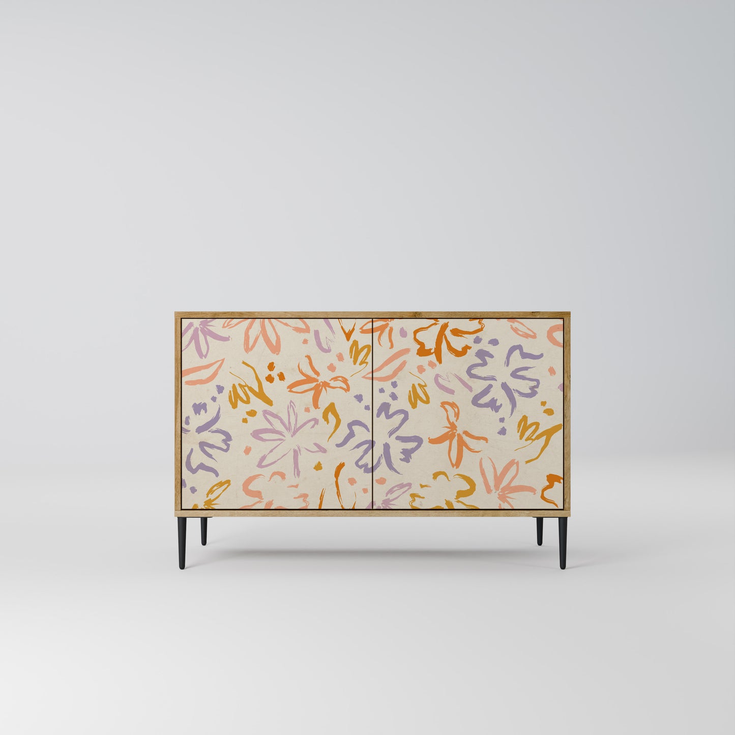 SPRING WHIMSY 2-Door Sideboard in Oak Effect