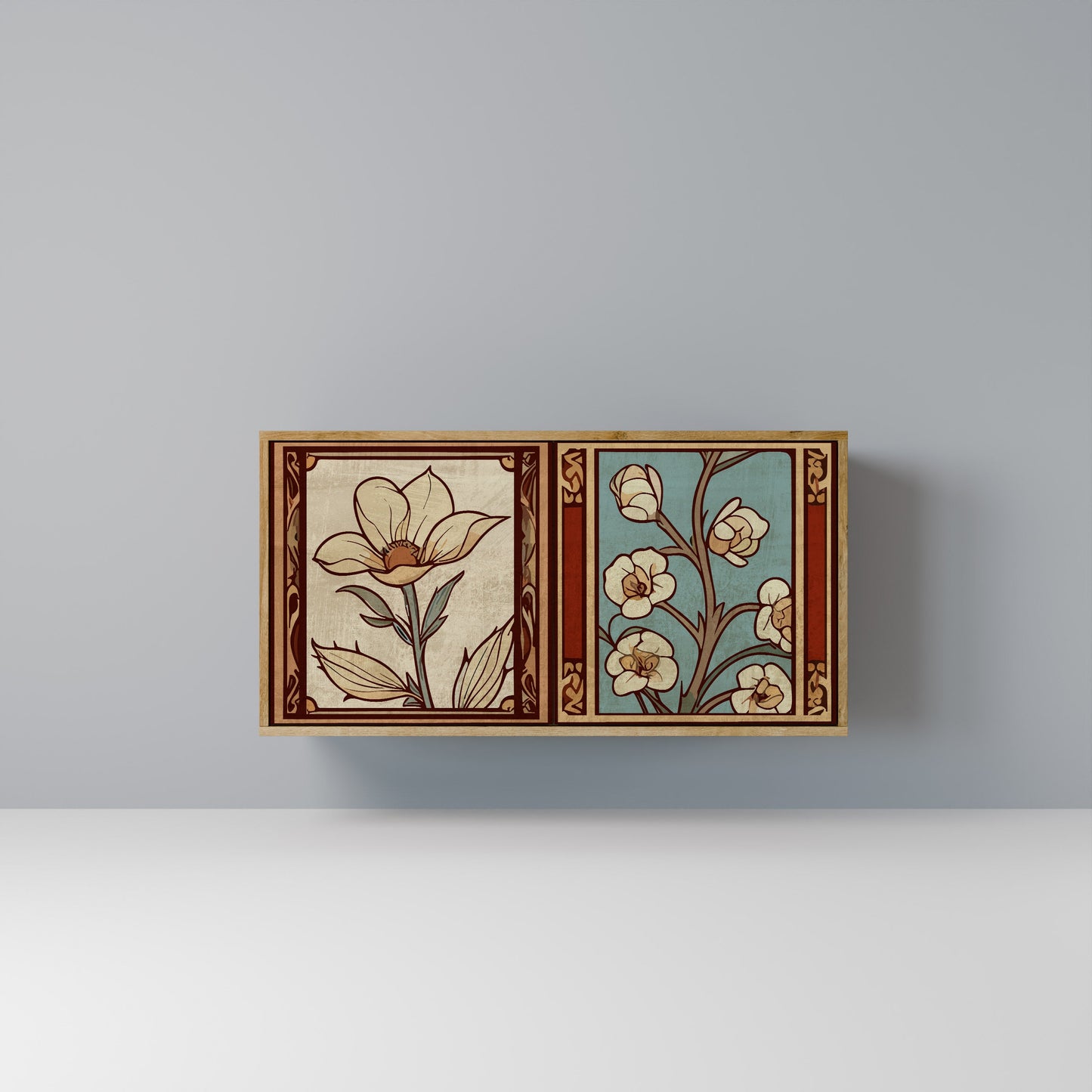 TIMELESS FLORA 2-Door Sideboard in Oak Effect
