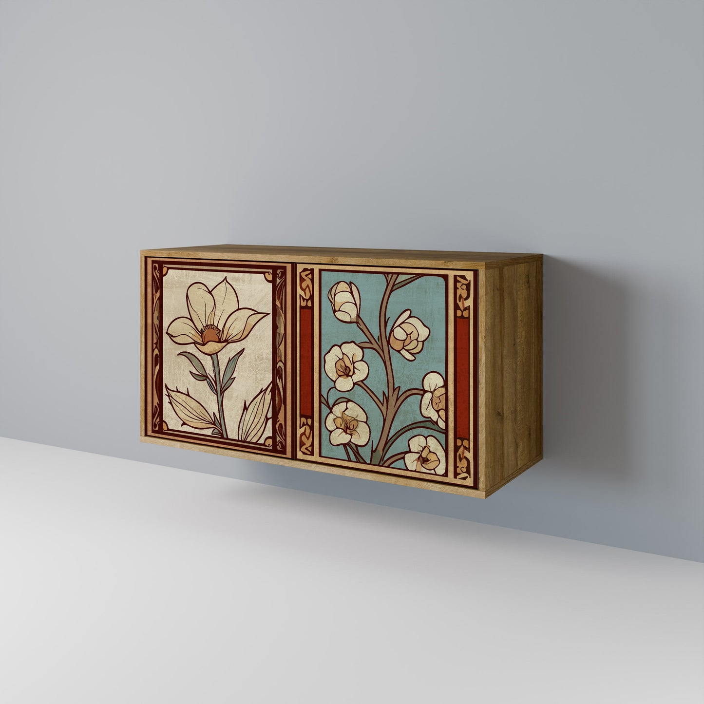 TIMELESS FLORA 2-Door Sideboard in Oak Effect
