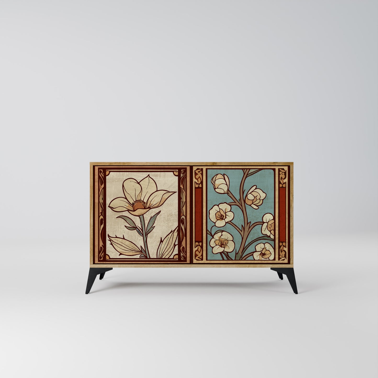 TIMELESS FLORA 2-Door Sideboard in Oak Effect