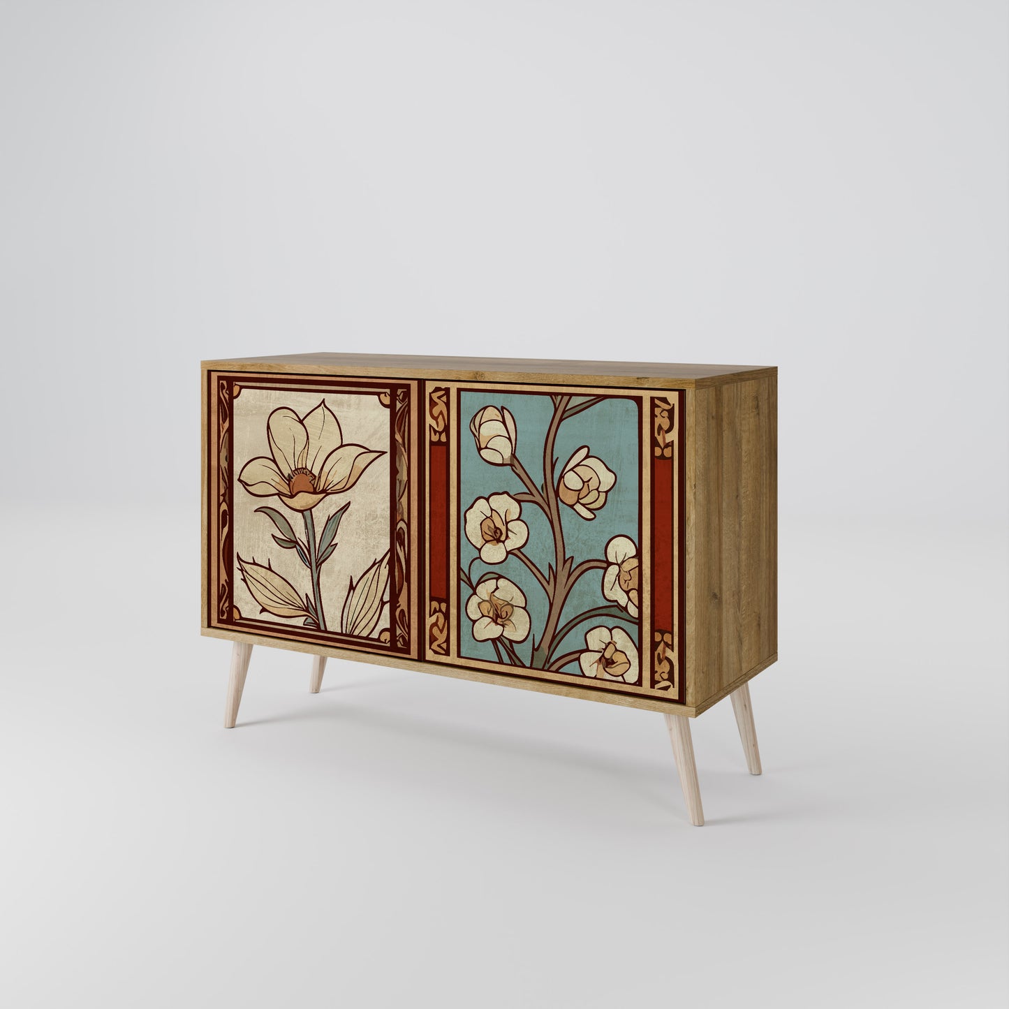 TIMELESS FLORA 2-Door Sideboard in Oak Effect