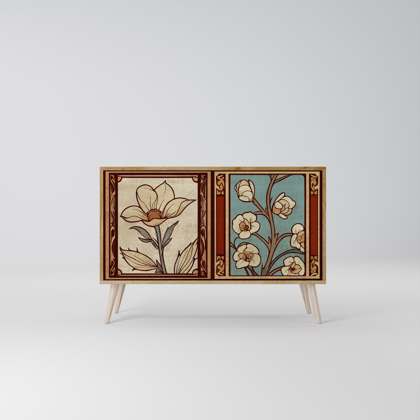 TIMELESS FLORA 2-Door Sideboard in Oak Effect
