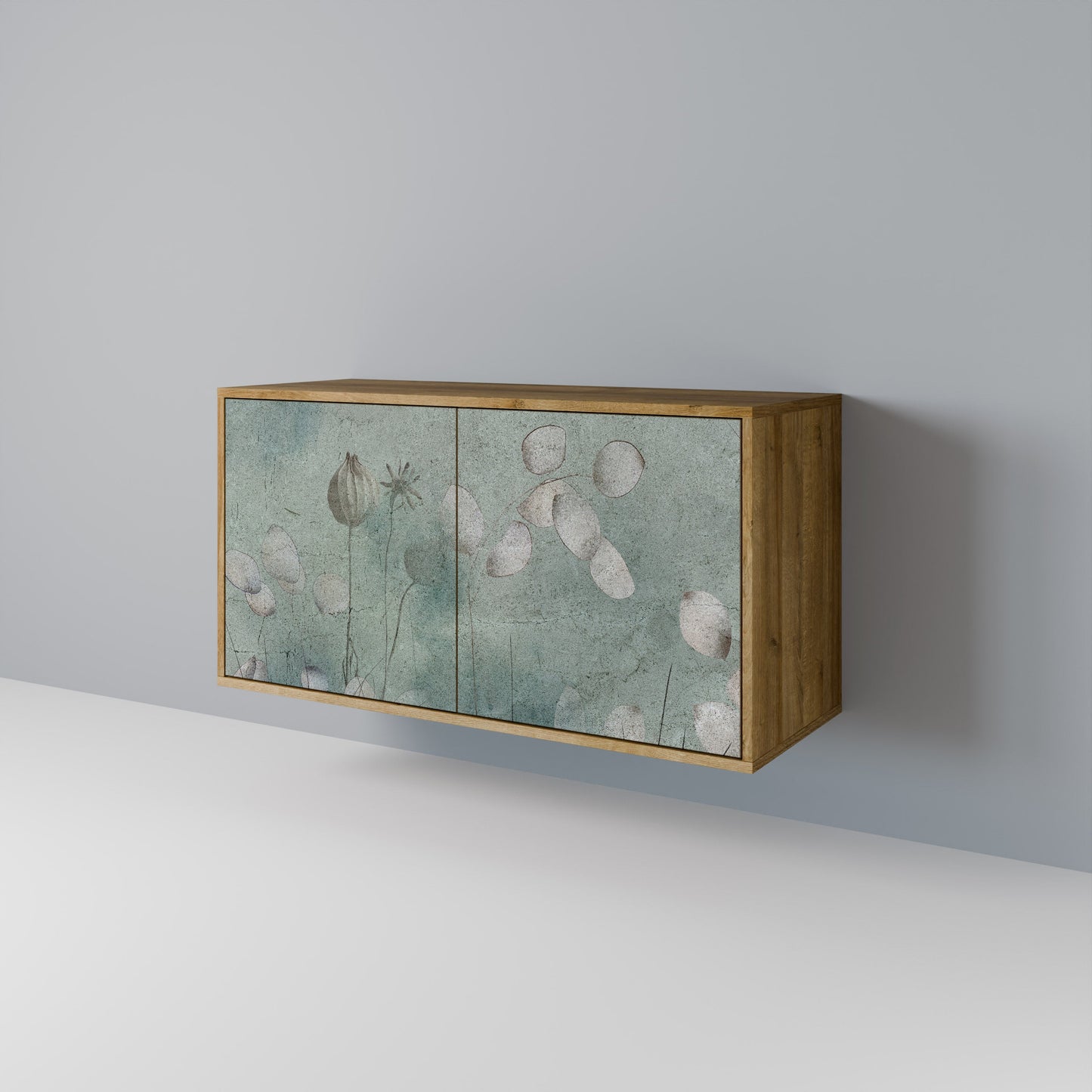 NIGHT LADY 2-Door Sideboard in Oak Effect