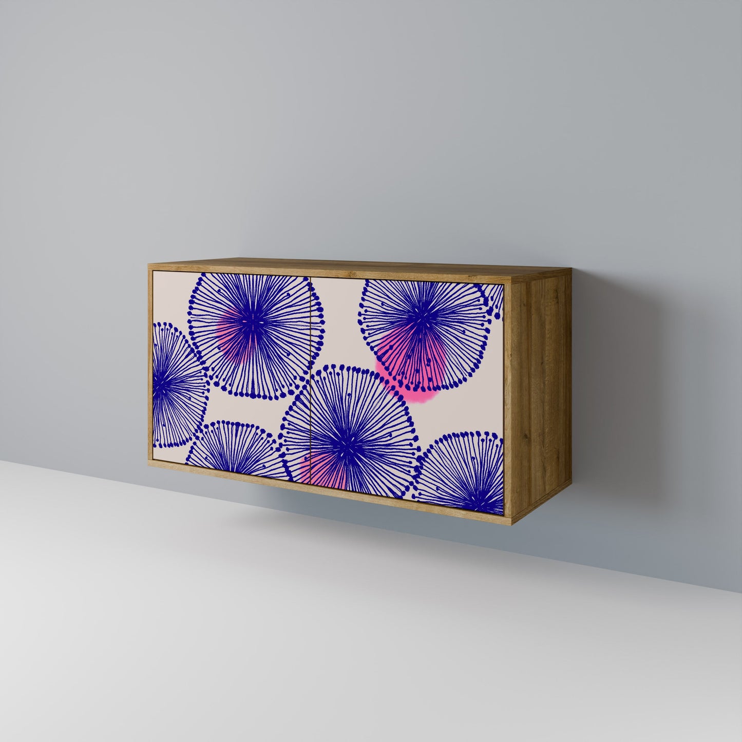 MAGIC NATURE 2-Door Sideboard in Oak Effect