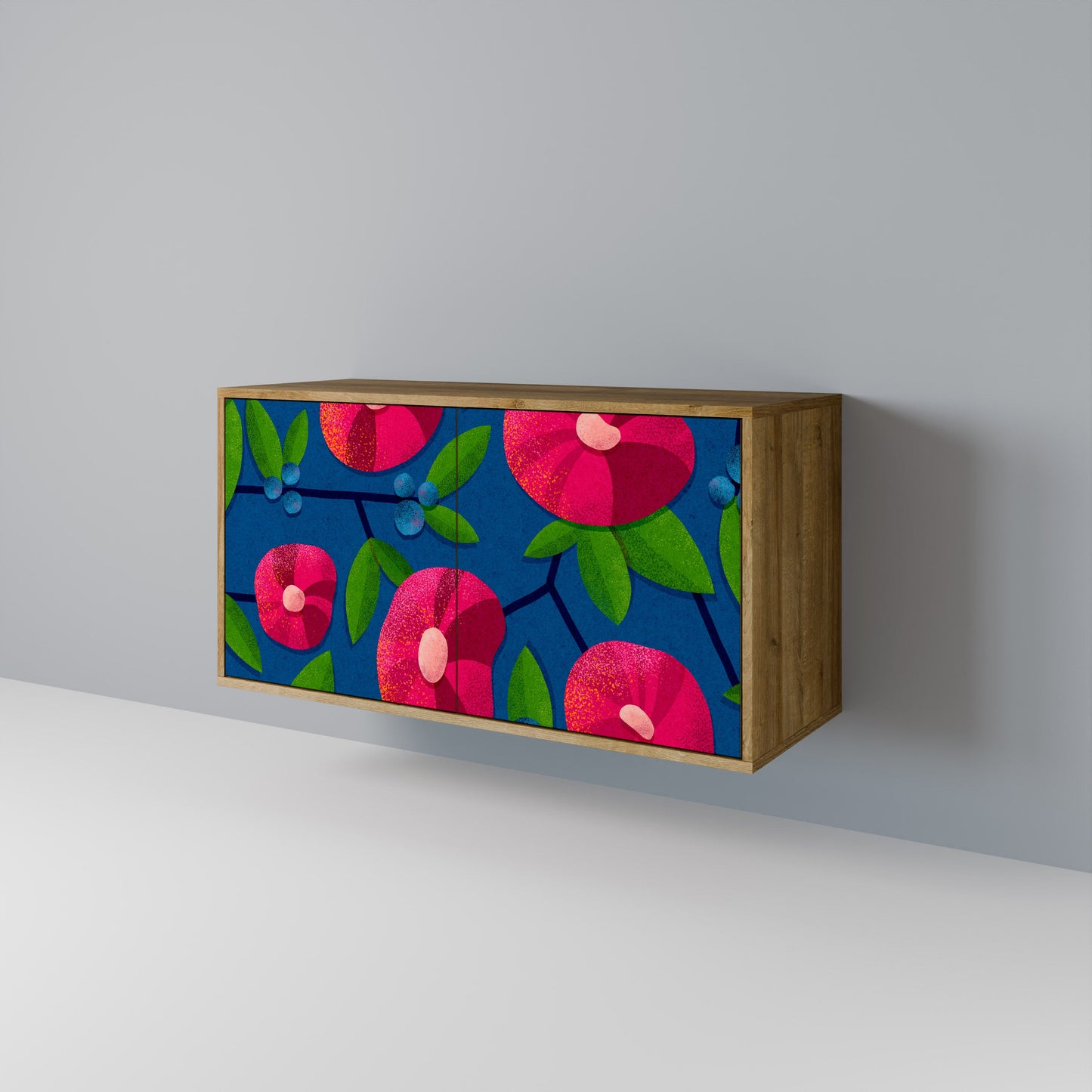Credenza a 2 ante SPRING THOUGHTS in effetto rovere