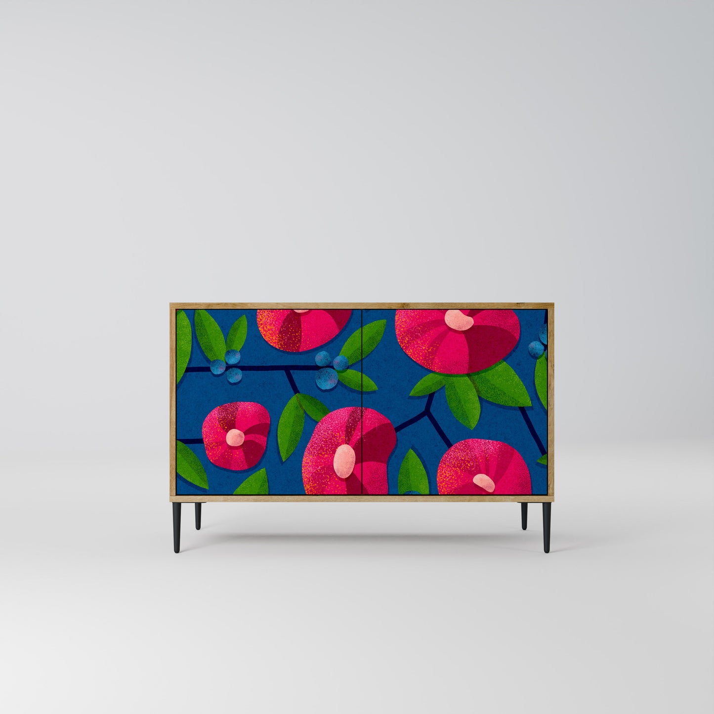 Credenza a 2 ante SPRING THOUGHTS in effetto rovere