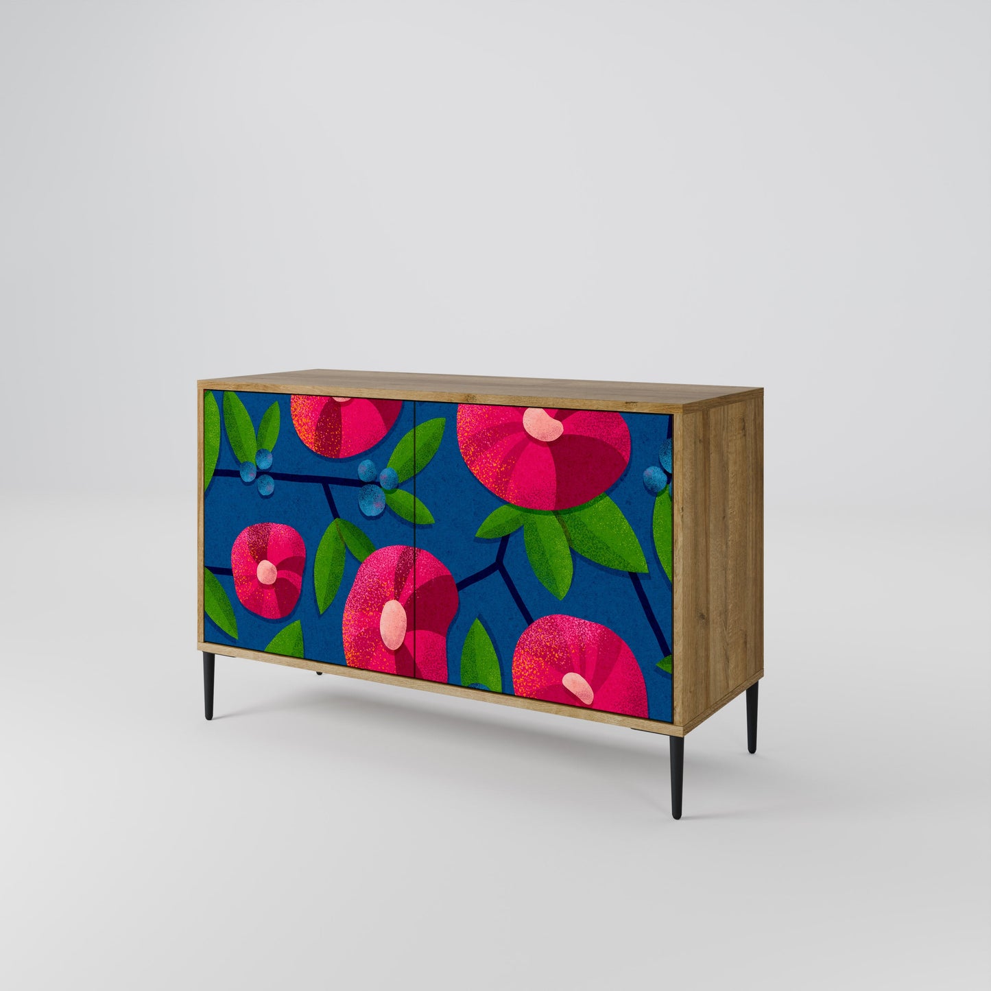 Credenza a 2 ante SPRING THOUGHTS in effetto rovere