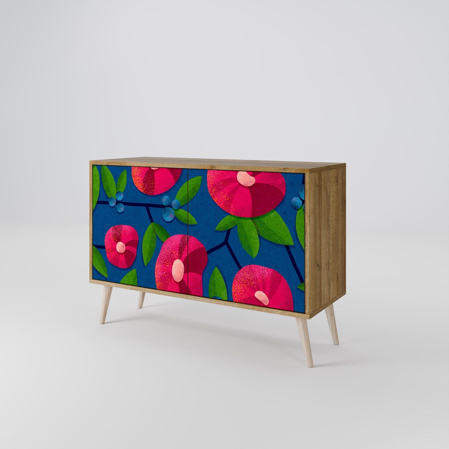 Credenza a 2 ante SPRING THOUGHTS in effetto rovere