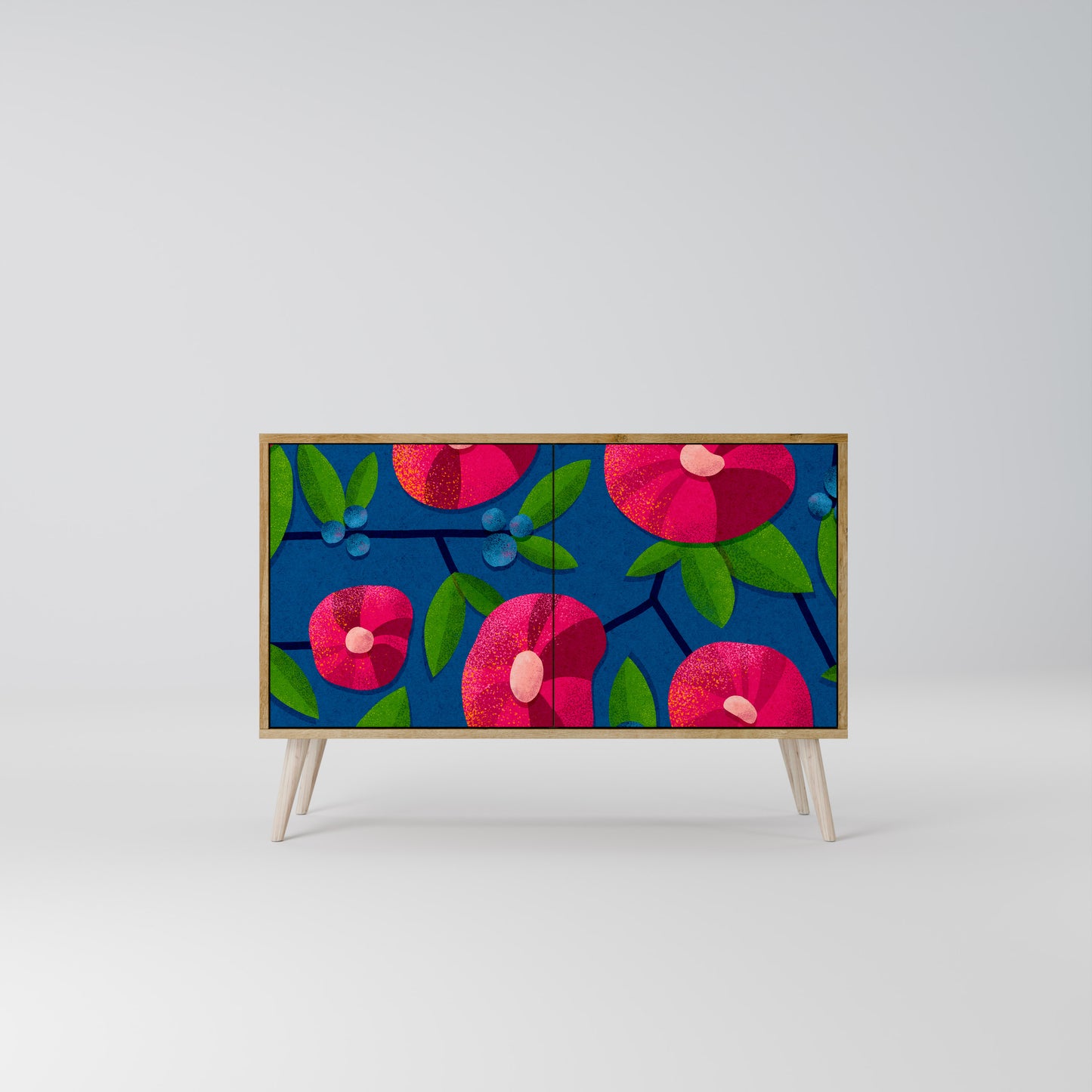Credenza a 2 ante SPRING THOUGHTS in effetto rovere