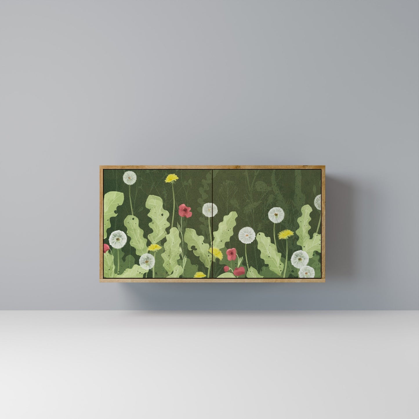 Credenza DANDELION AMUSE a 2 ante in effetto rovere