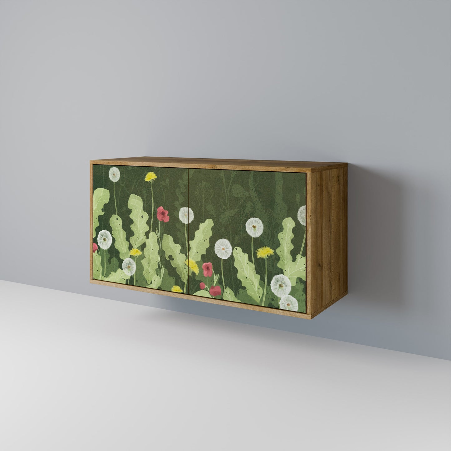 Credenza DANDELION AMUSE a 2 ante in effetto rovere