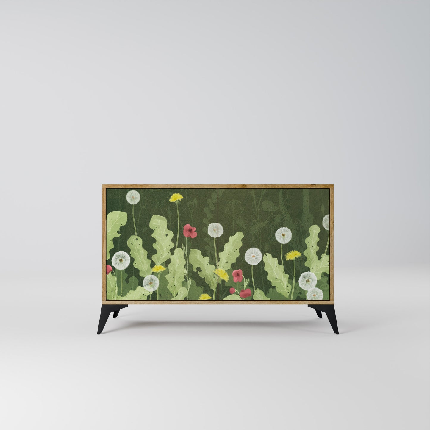 Credenza DANDELION AMUSE a 2 ante in effetto rovere