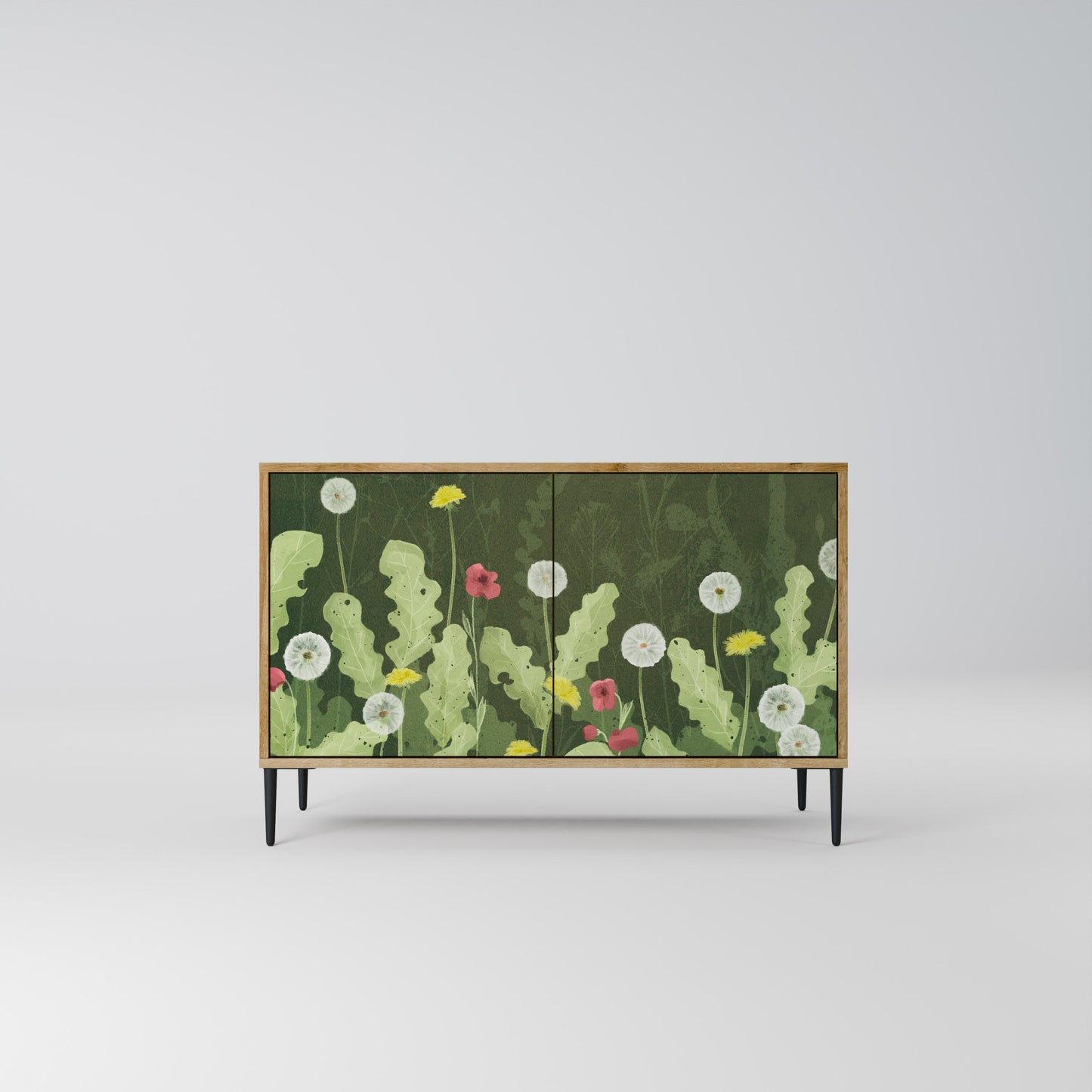 Credenza DANDELION AMUSE a 2 ante in effetto rovere