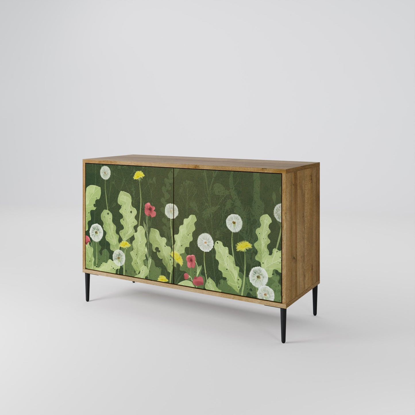 Credenza DANDELION AMUSE a 2 ante in effetto rovere