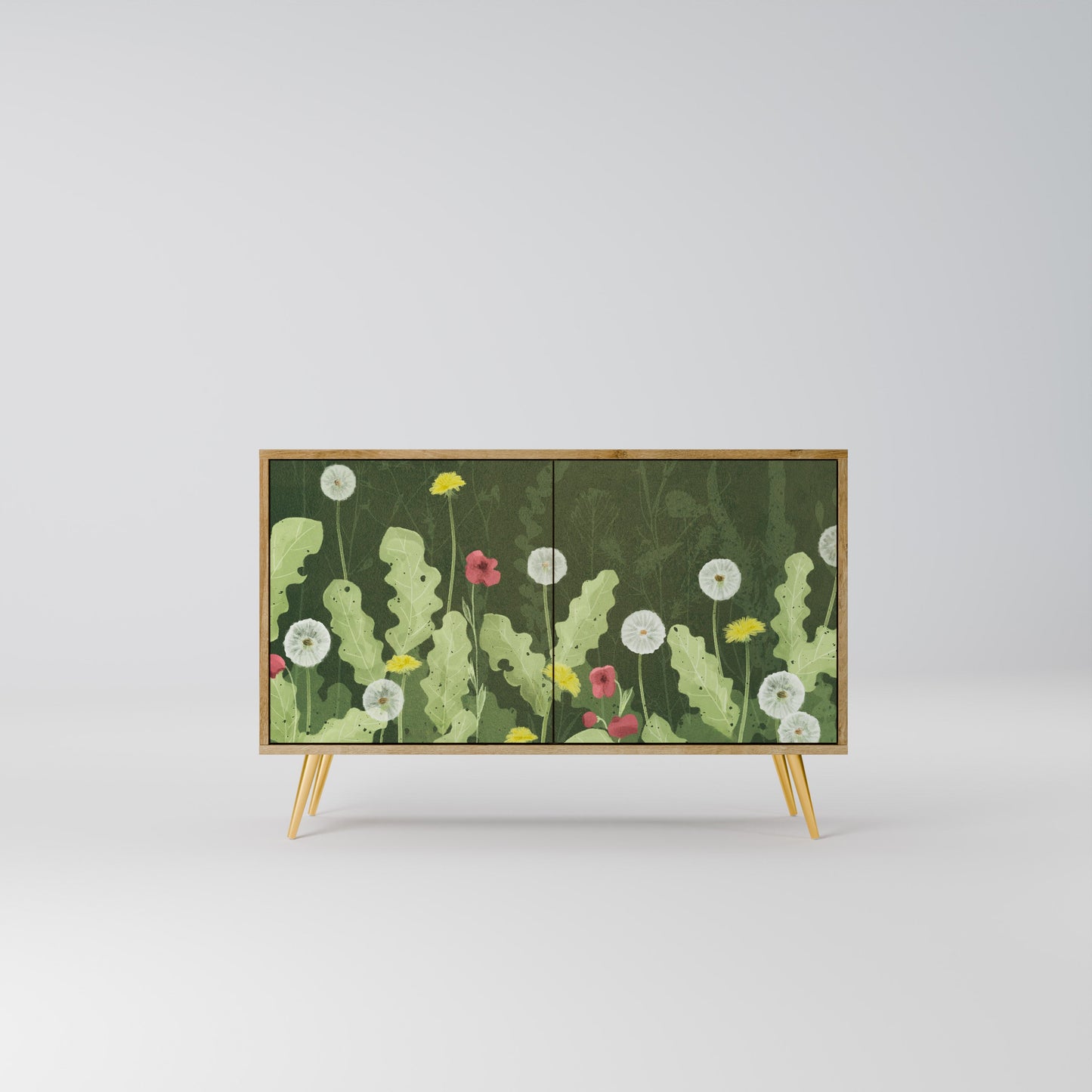 Credenza DANDELION AMUSE a 2 ante in effetto rovere