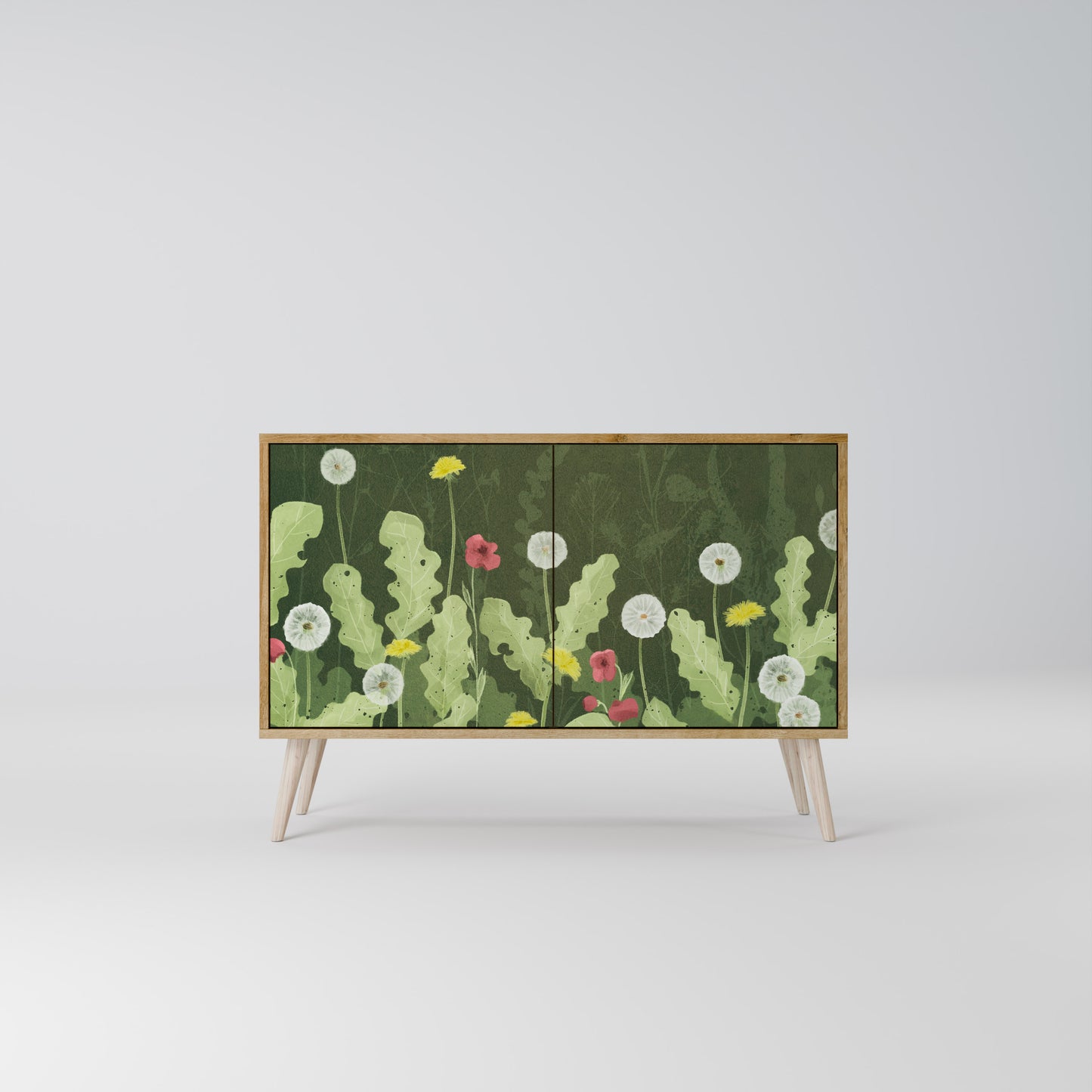 Credenza DANDELION AMUSE a 2 ante in effetto rovere