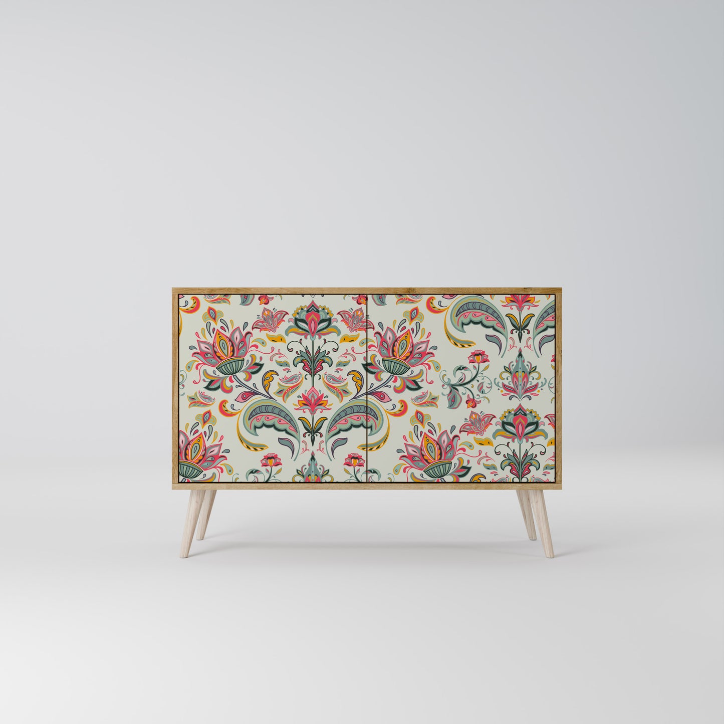 Credenza ORGANIC FOLKLORE a 2 ante in effetto rovere