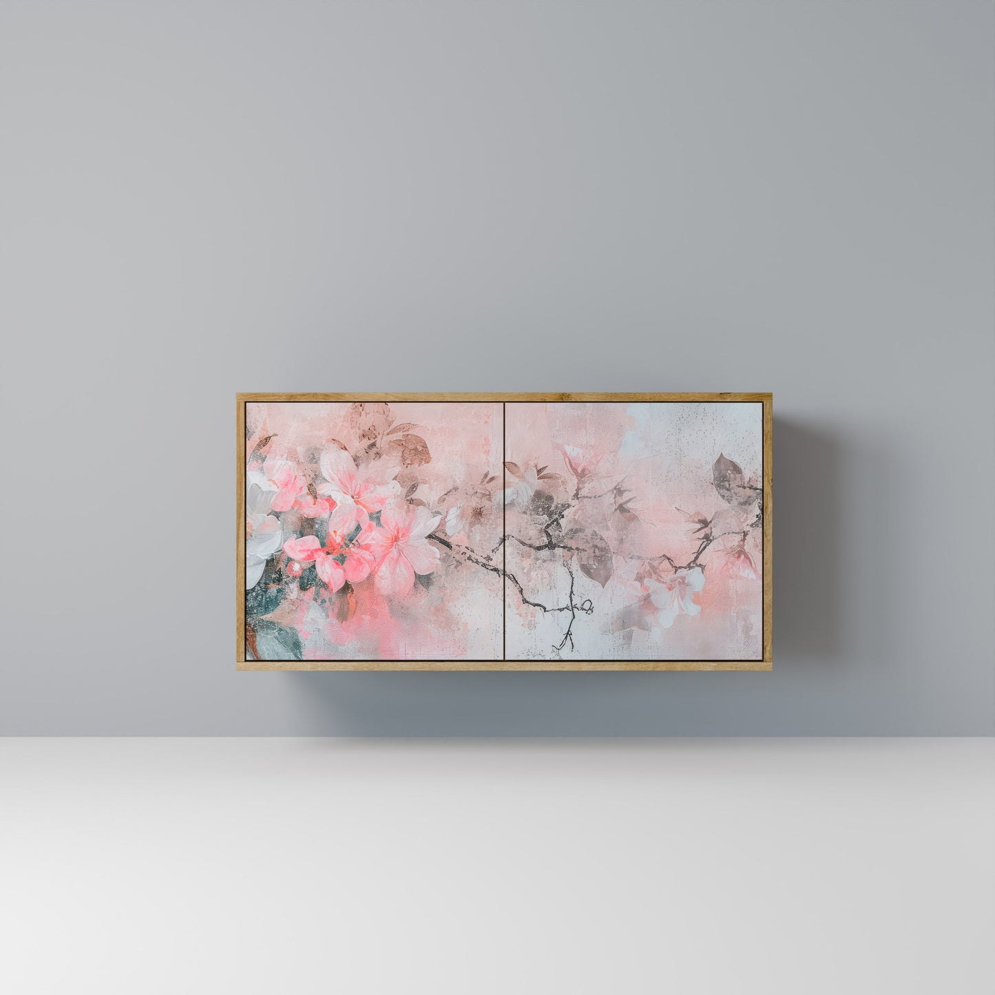 CHERRY BLOSSOM 2-Door Sideboard in Oak Effect