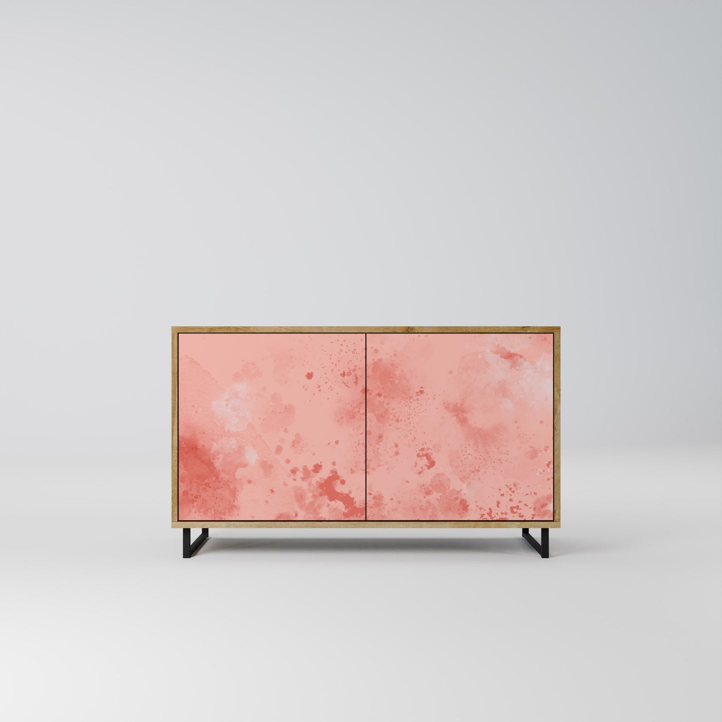 Credenza CRANE DANCE a 2 ante in effetto rovere