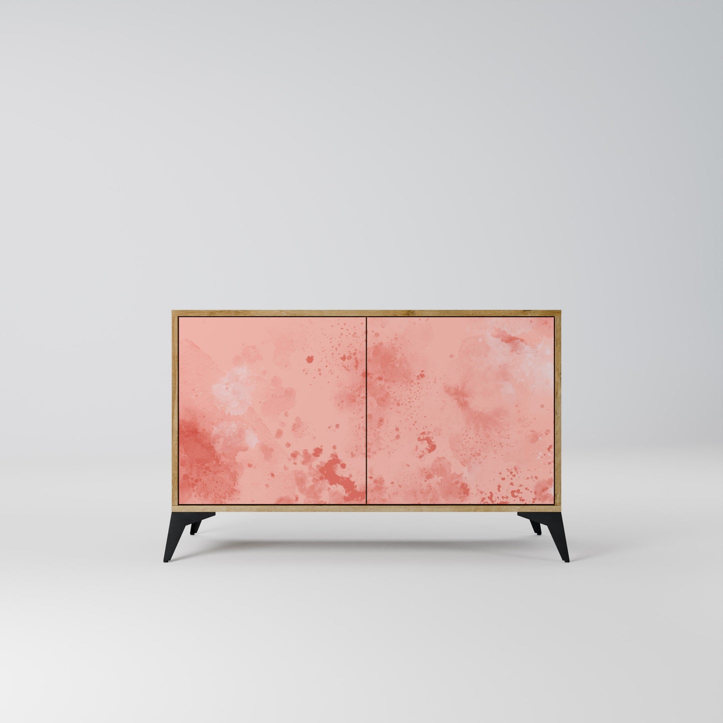 Credenza CRANE DANCE a 2 ante in effetto rovere