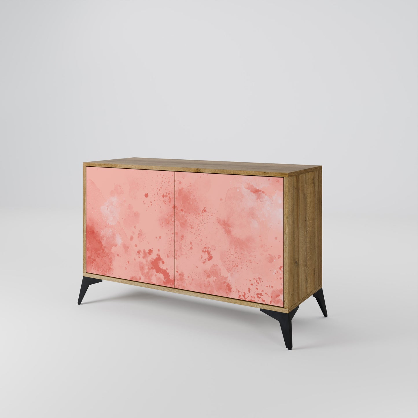 Credenza CRANE DANCE a 2 ante in effetto rovere