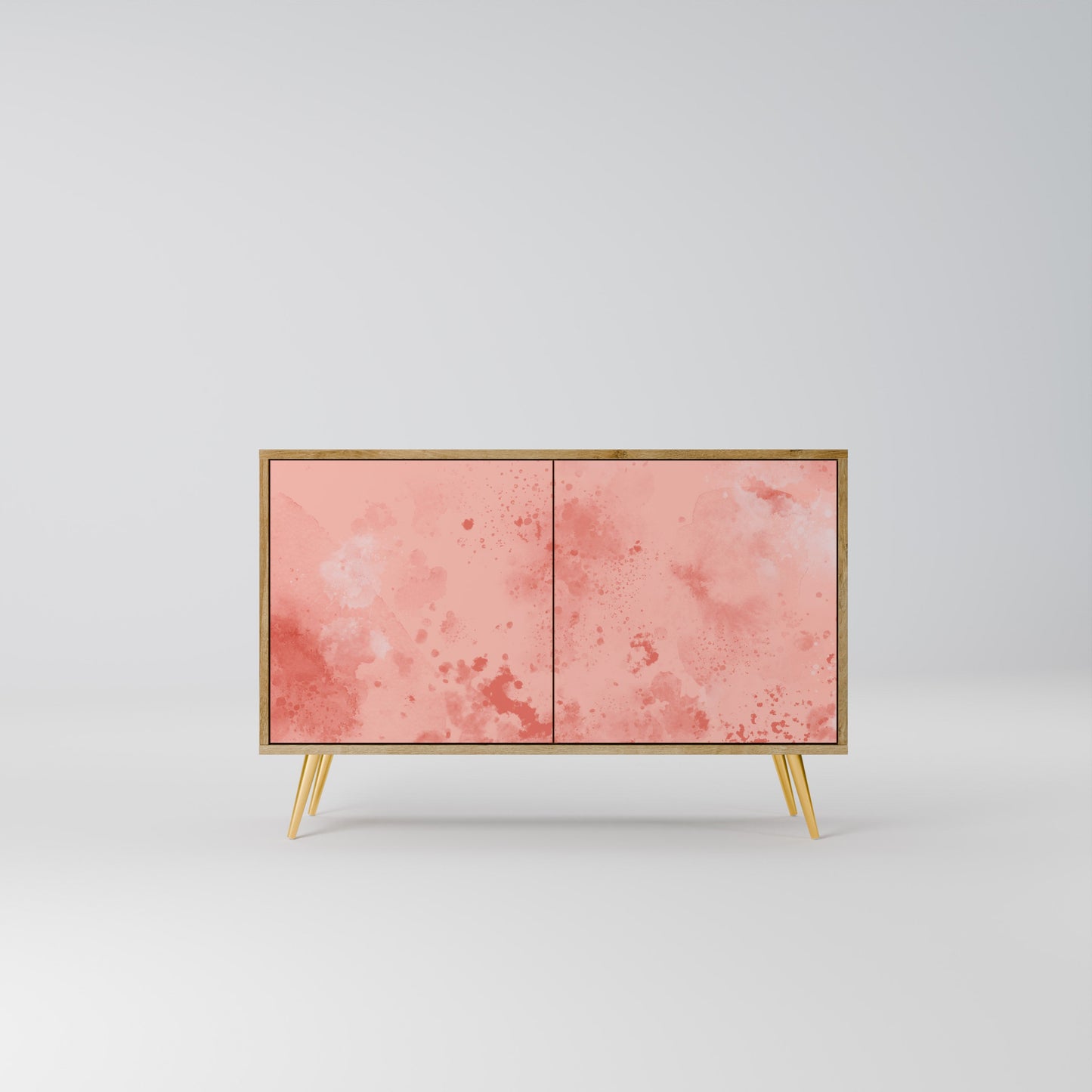 Credenza CRANE DANCE a 2 ante in effetto rovere