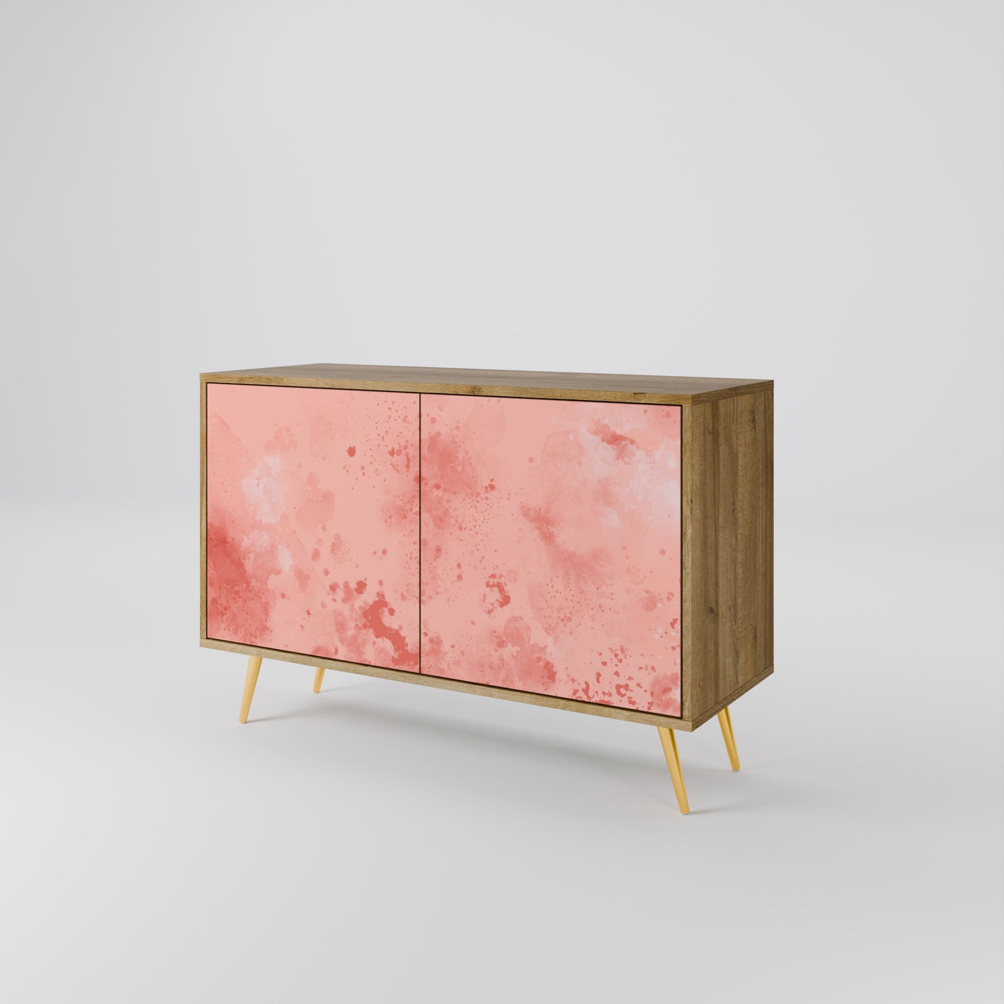 Credenza CRANE DANCE a 2 ante in effetto rovere
