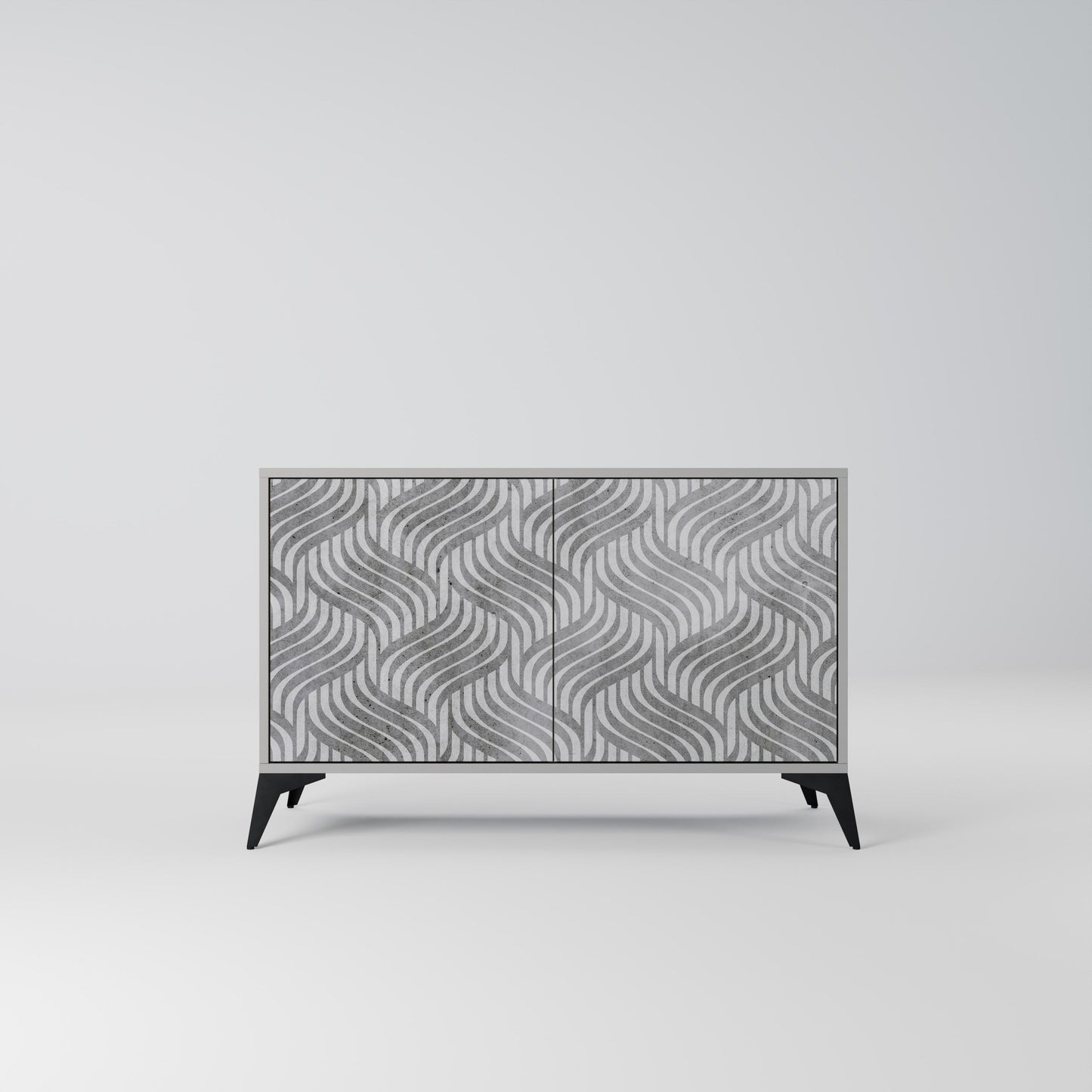 CONCRETE MOVEMENT 2-Door Sideboard in Grey Finish