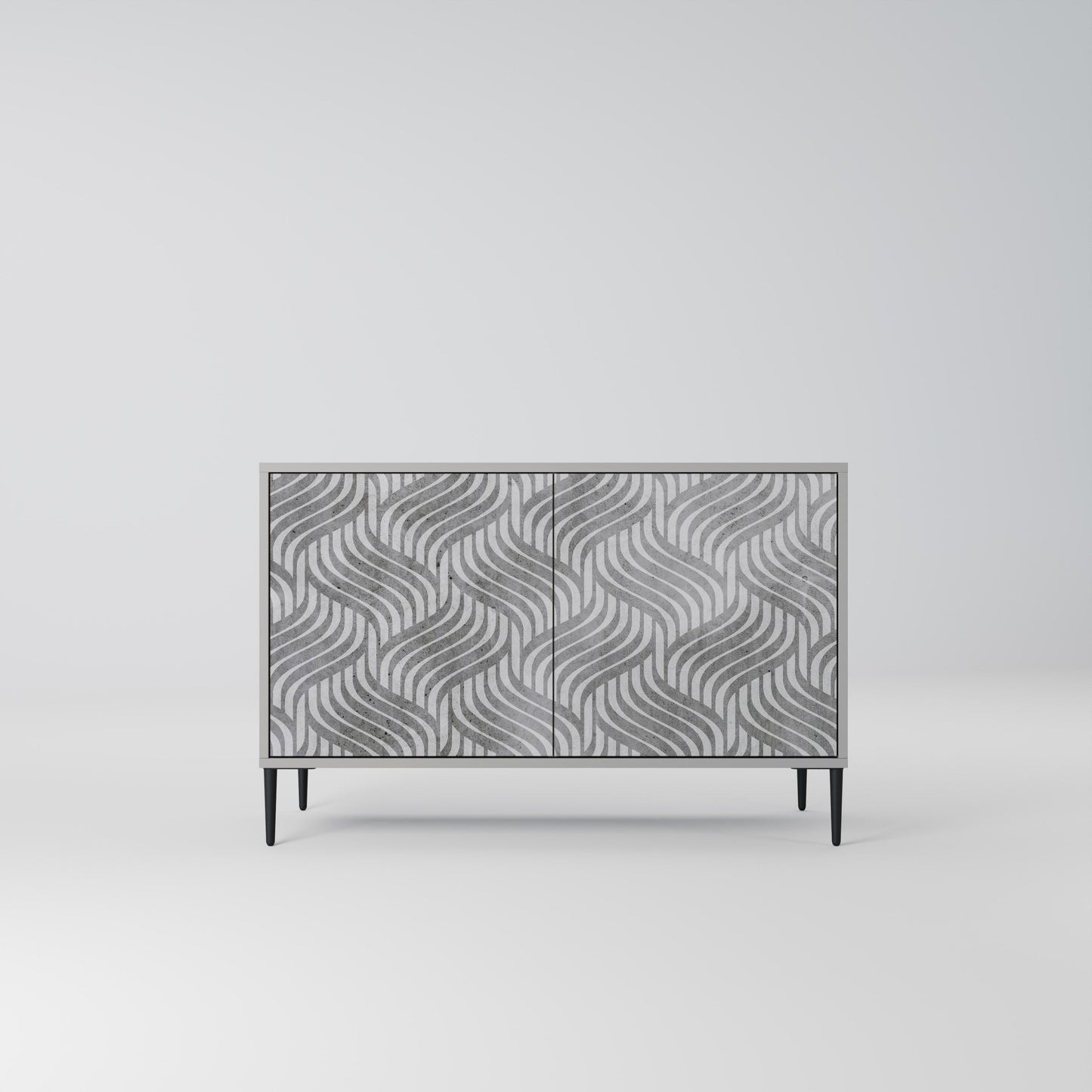 CONCRETE MOVEMENT 2-Door Sideboard in Grey Finish