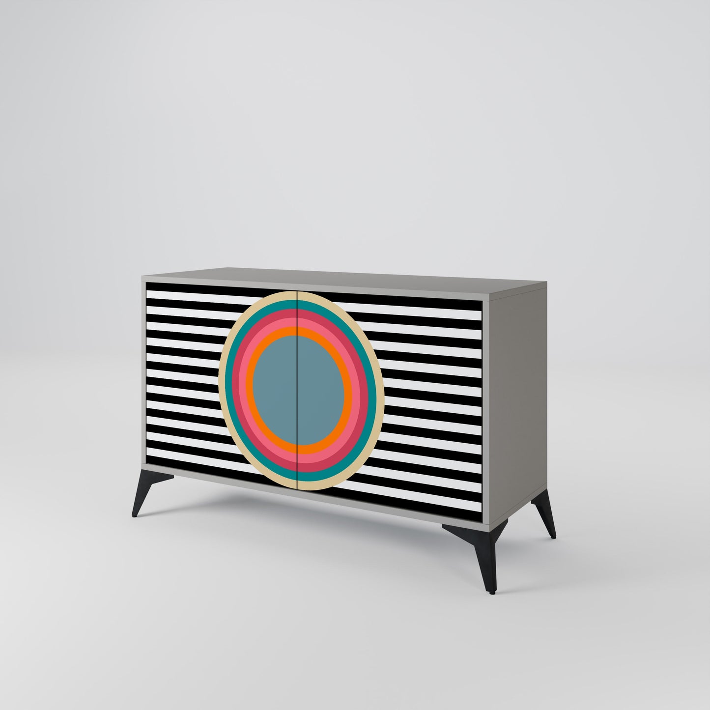 SPECTRA SHOWCASE 2-Door Sideboard in Grey Finish