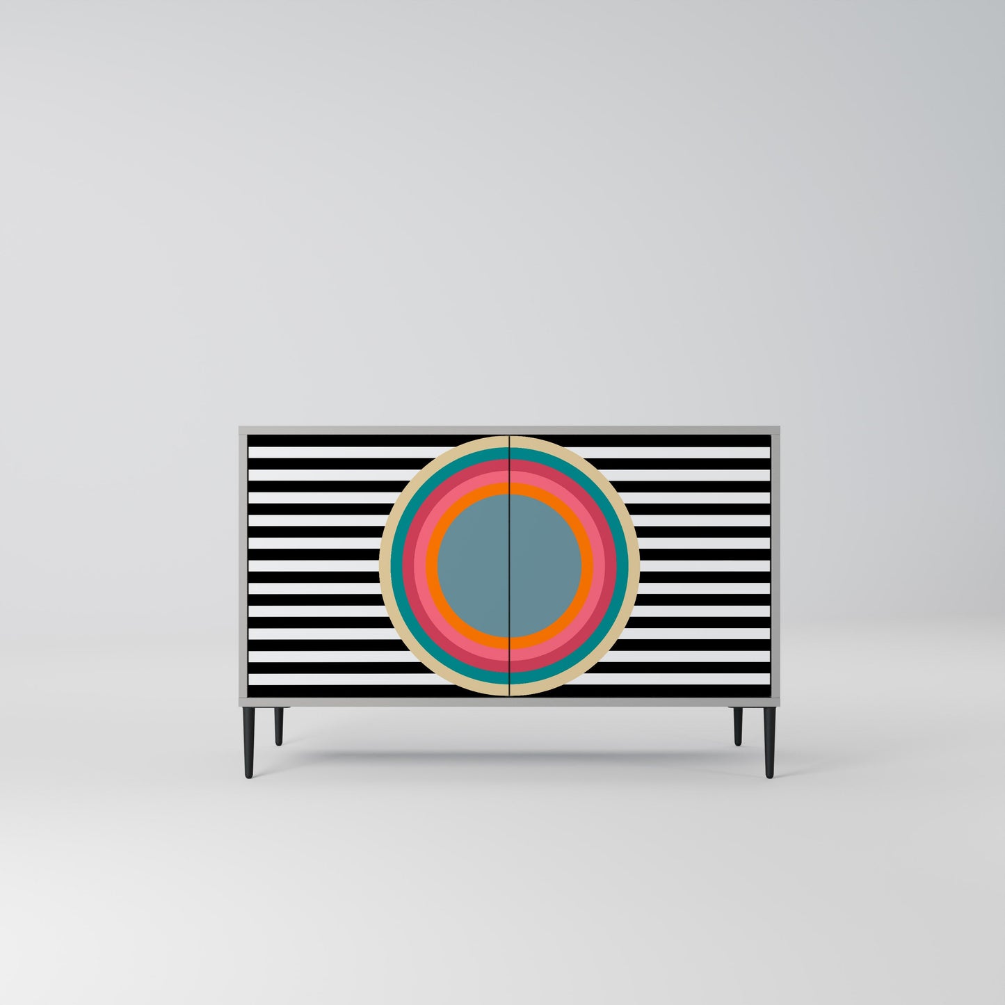 SPECTRA SHOWCASE 2-Door Sideboard in Grey Finish