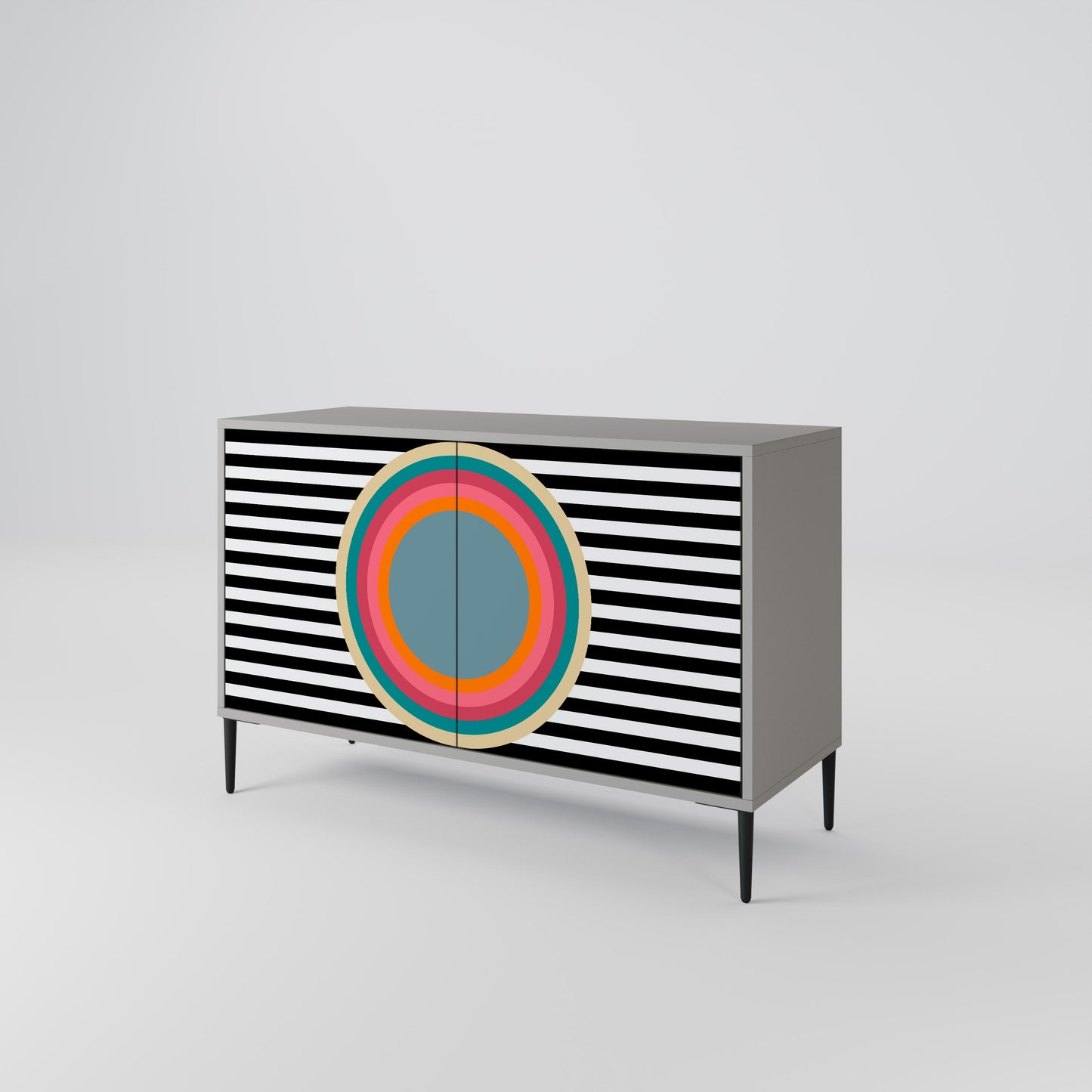 SPECTRA SHOWCASE 2-Door Sideboard in Grey Finish