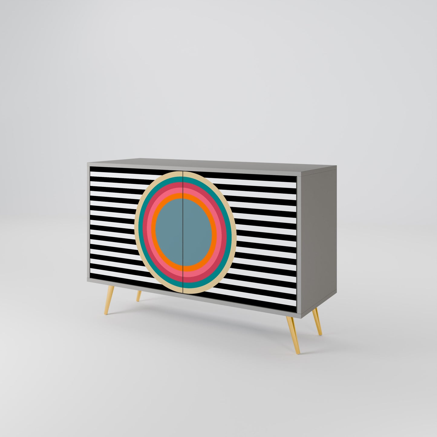 SPECTRA SHOWCASE 2-Door Sideboard in Grey Finish