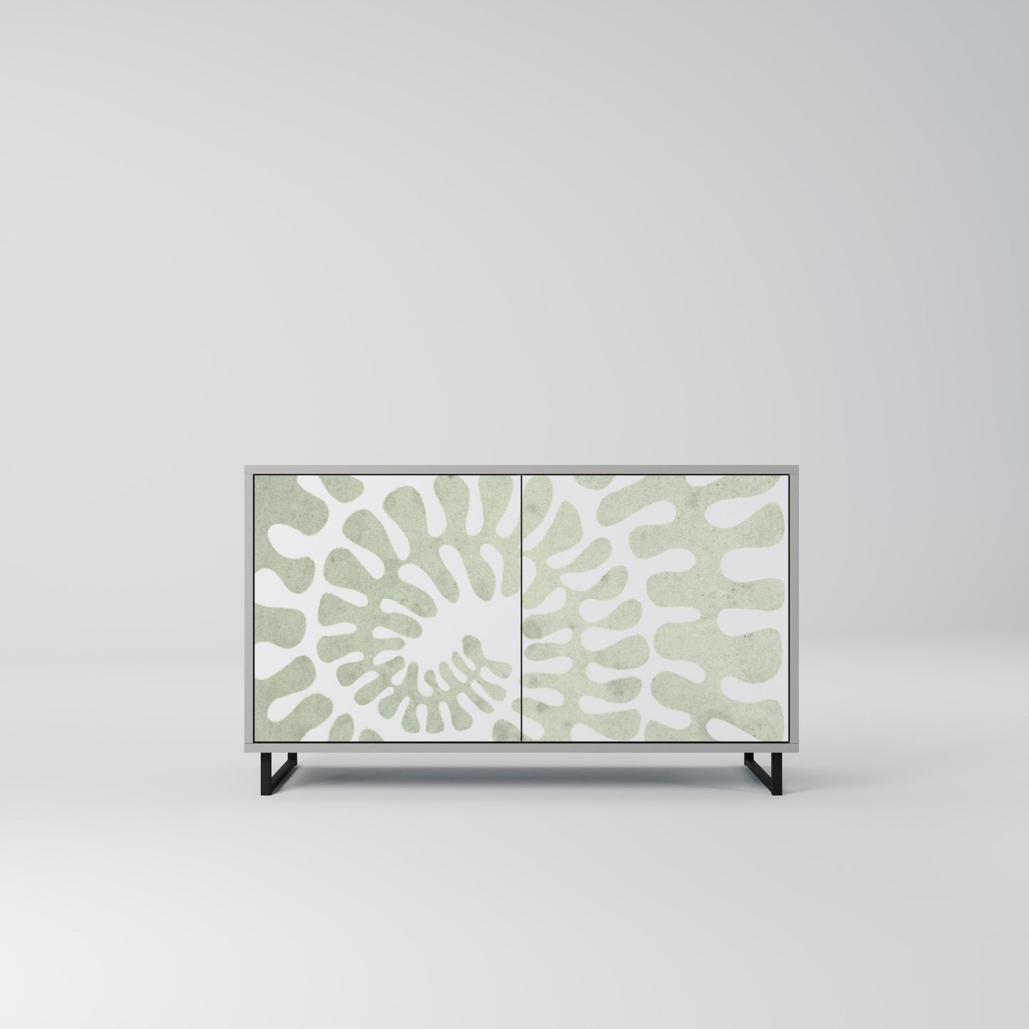 HELIX DANCE 2-Door Sideboard in Grey Finish